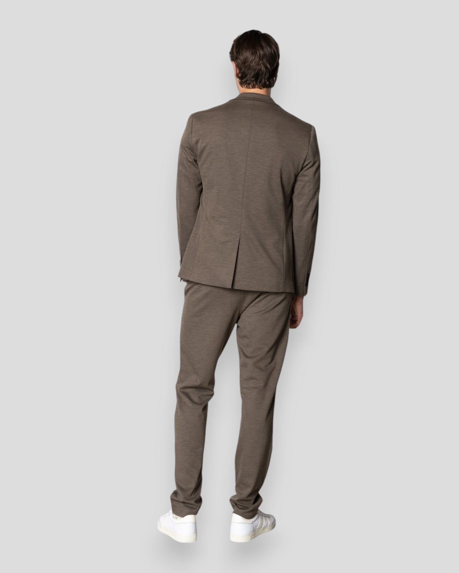 Milano Brendon Jersey Blazer - Dark Khaki