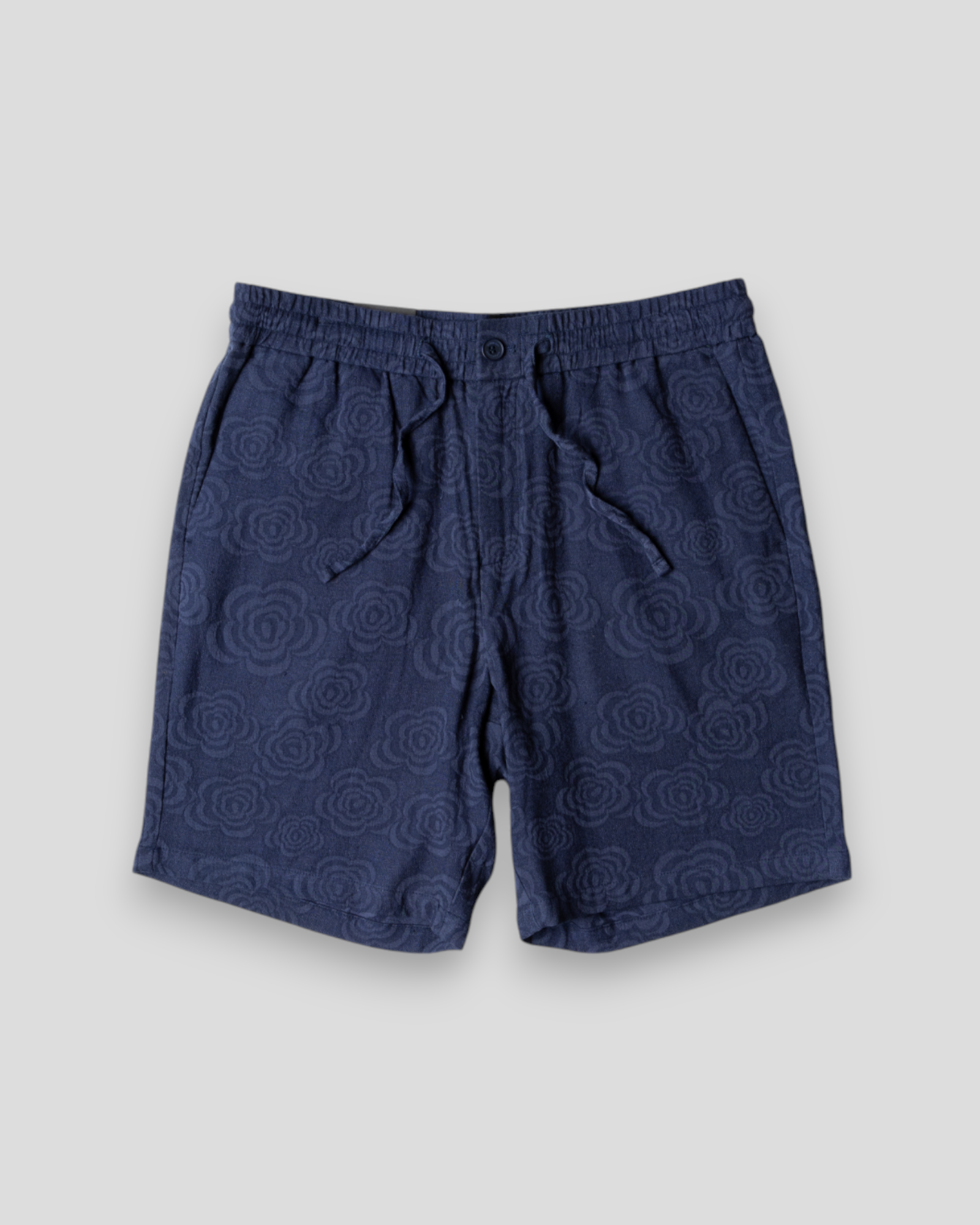 Amsterdam Carter Linen Shorts - Navy