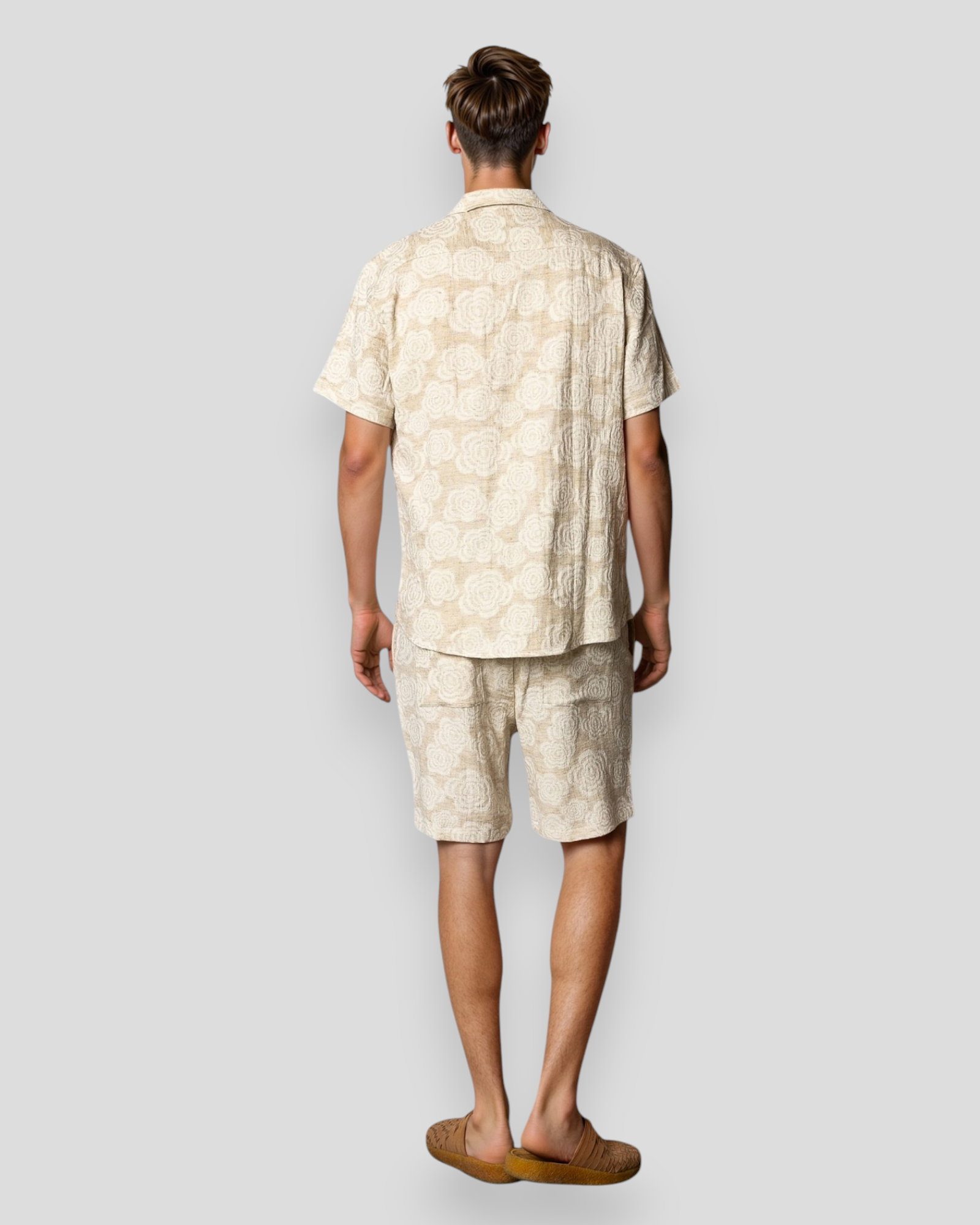 Amsterdam Carter Linen Shorts - Ecru