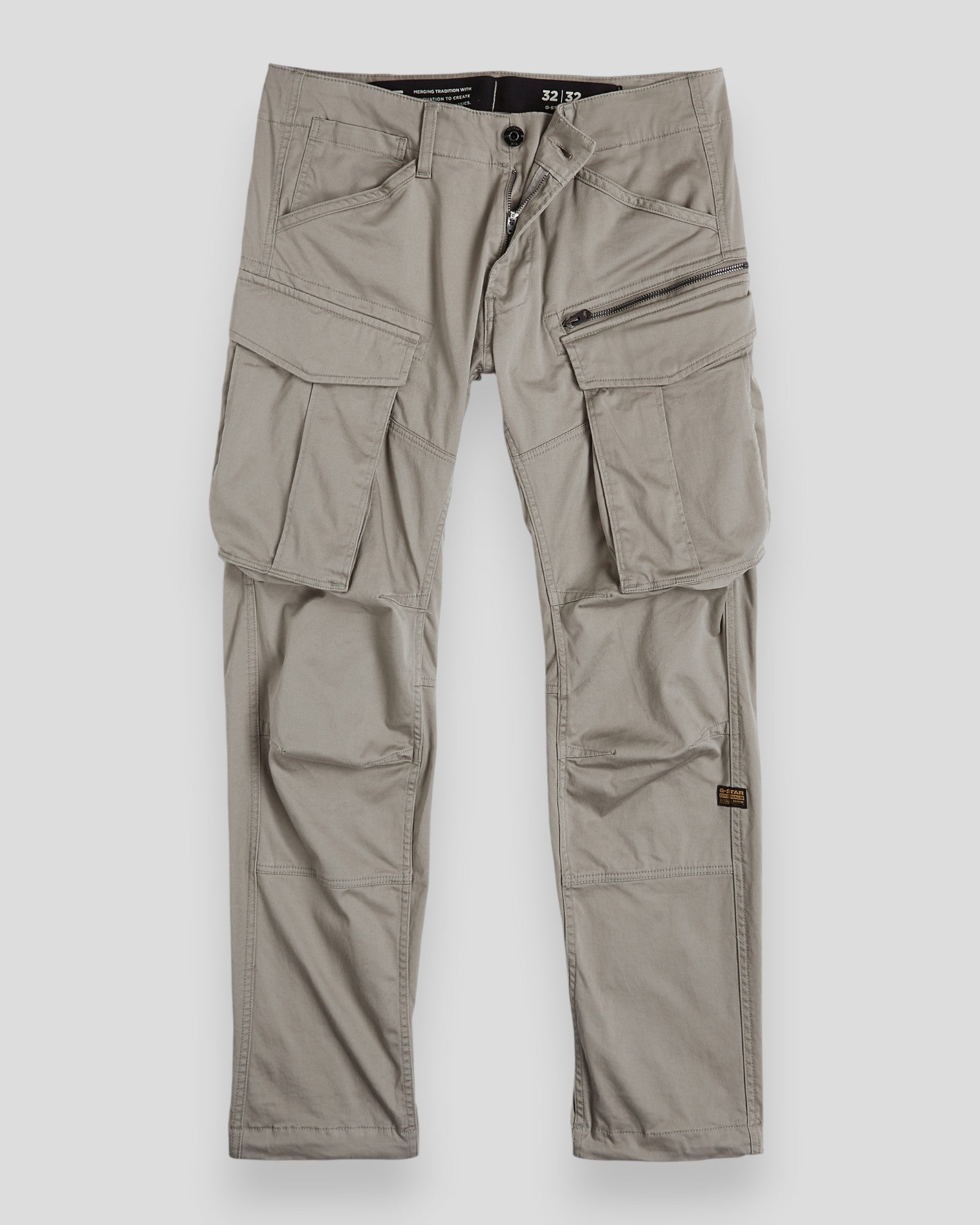 Rovic Zip 3D Regular Tapered - Elephant Skin