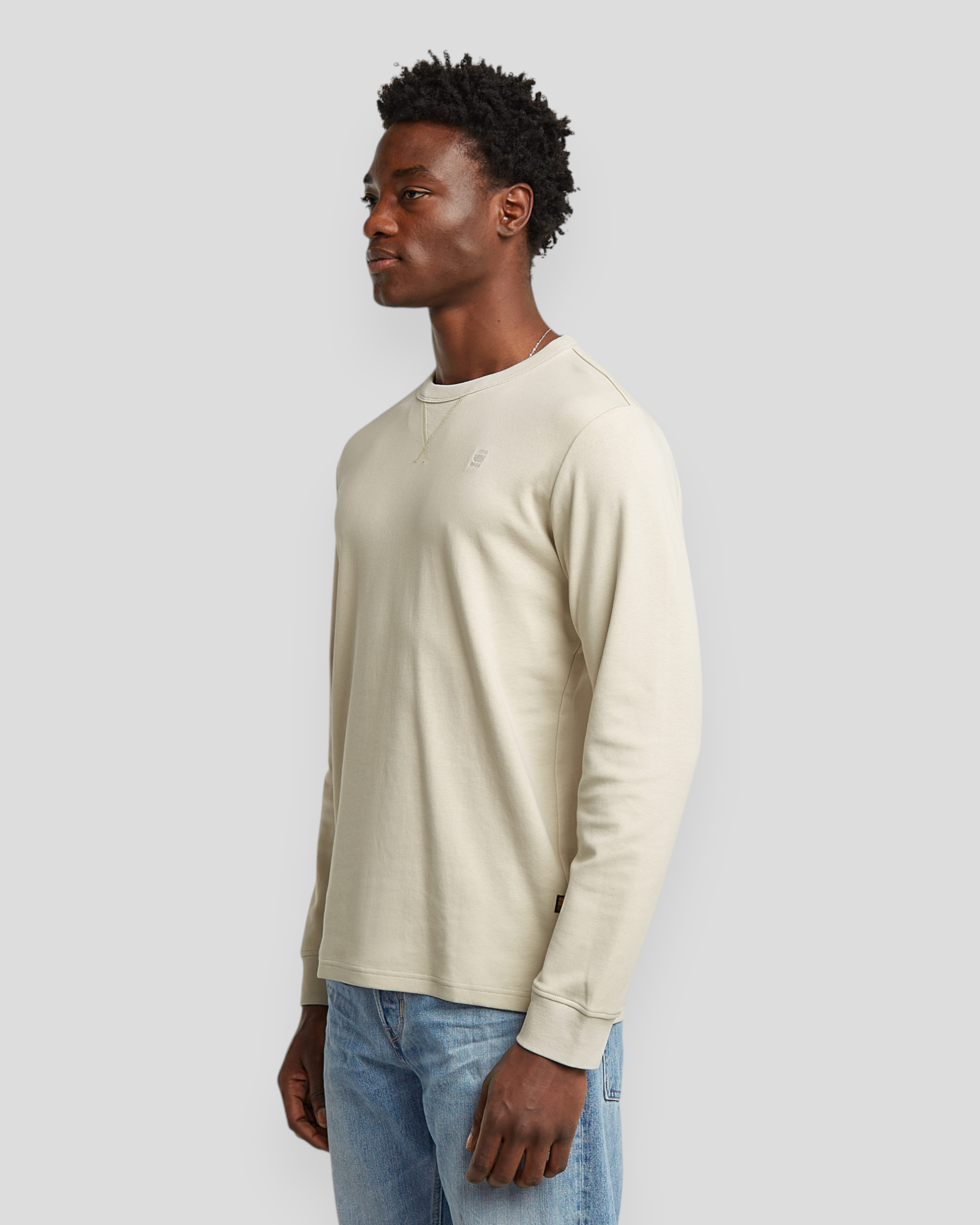 Nifous R Tee LS - Whitebait