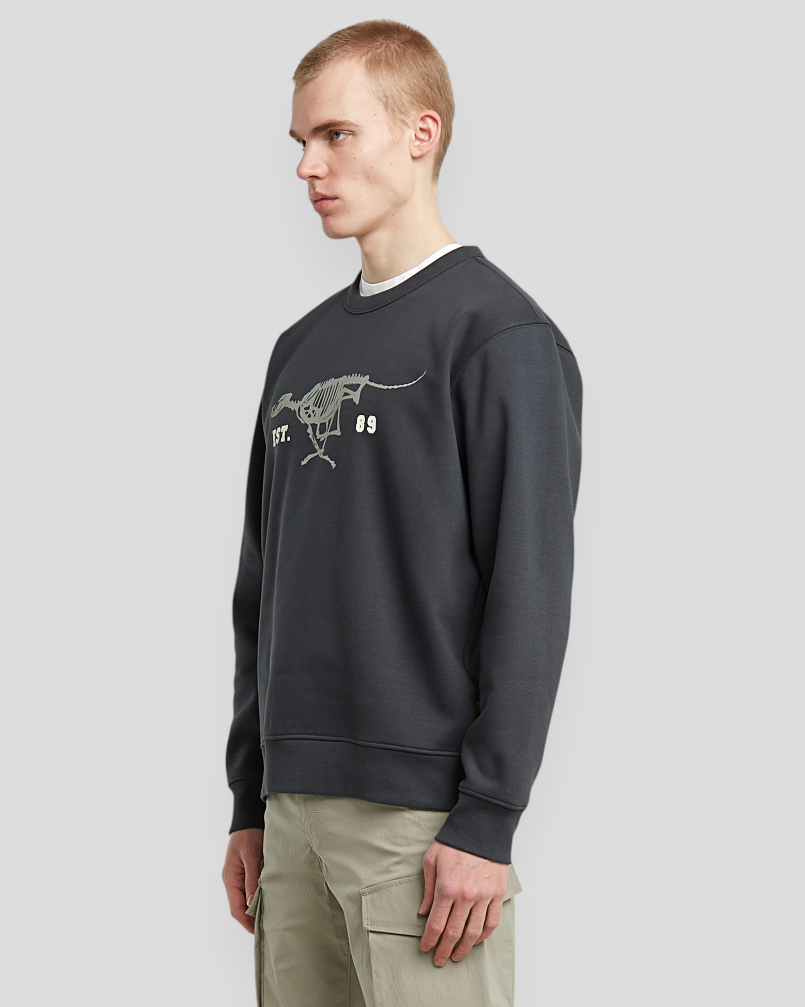 Running Dog Back GR Sweatshirt - India Ink