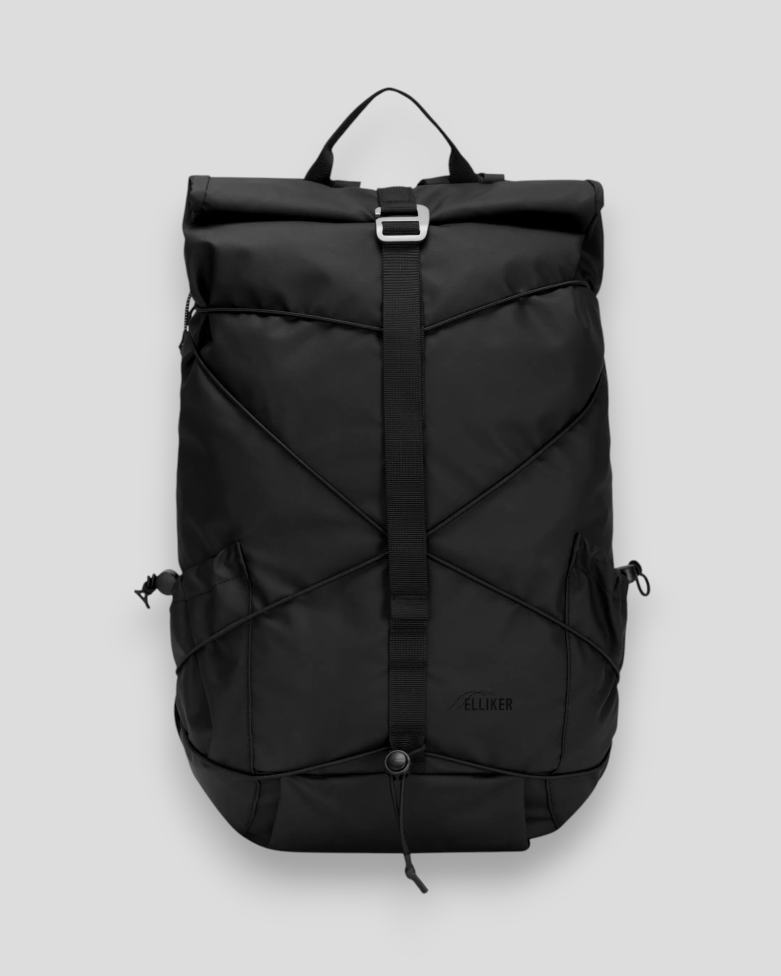 Dayle Roll Top Backback 21/25L - Black