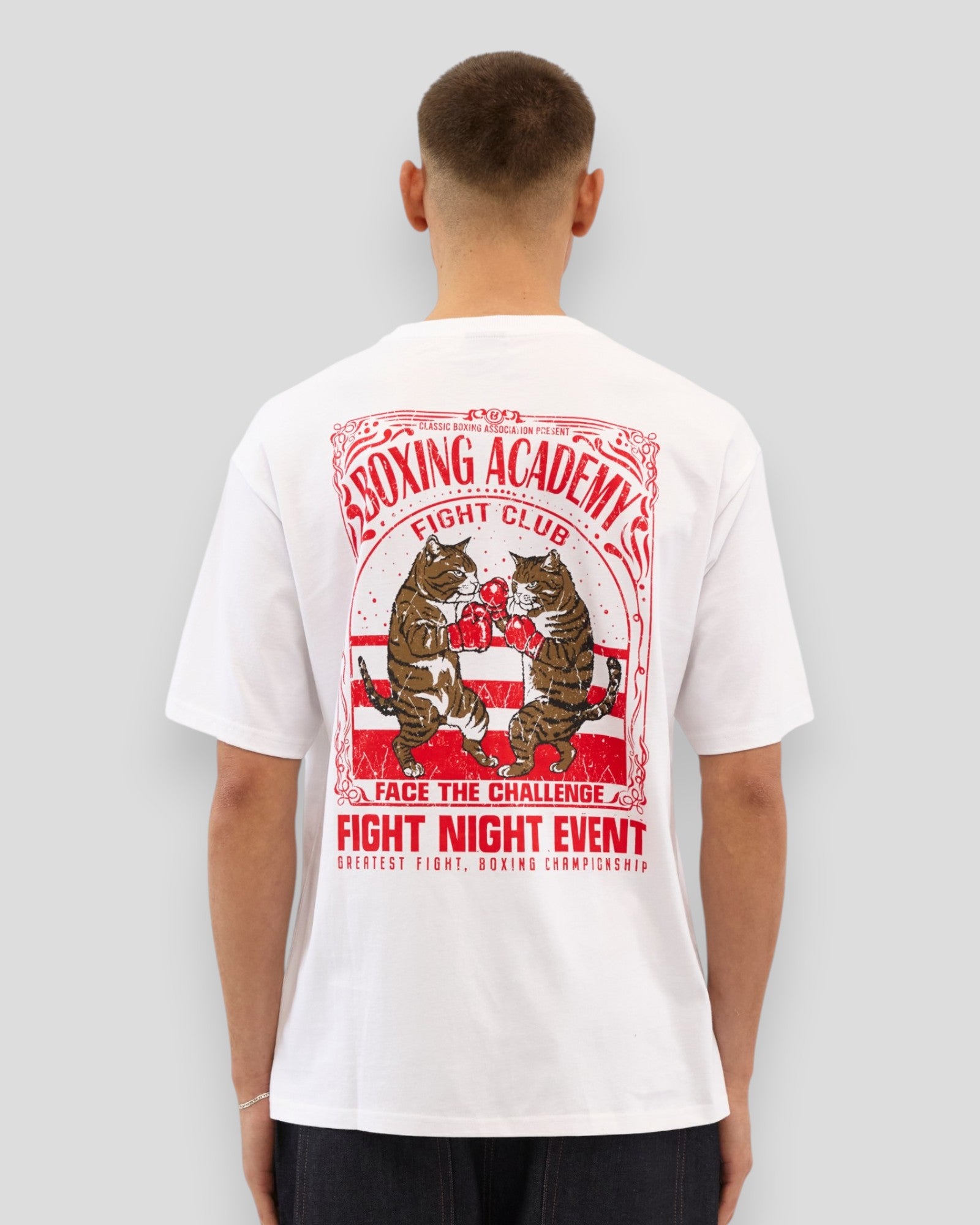 White Everlast Phase Tee, a casual men's T-shirt with a simple design, shown in the product image.