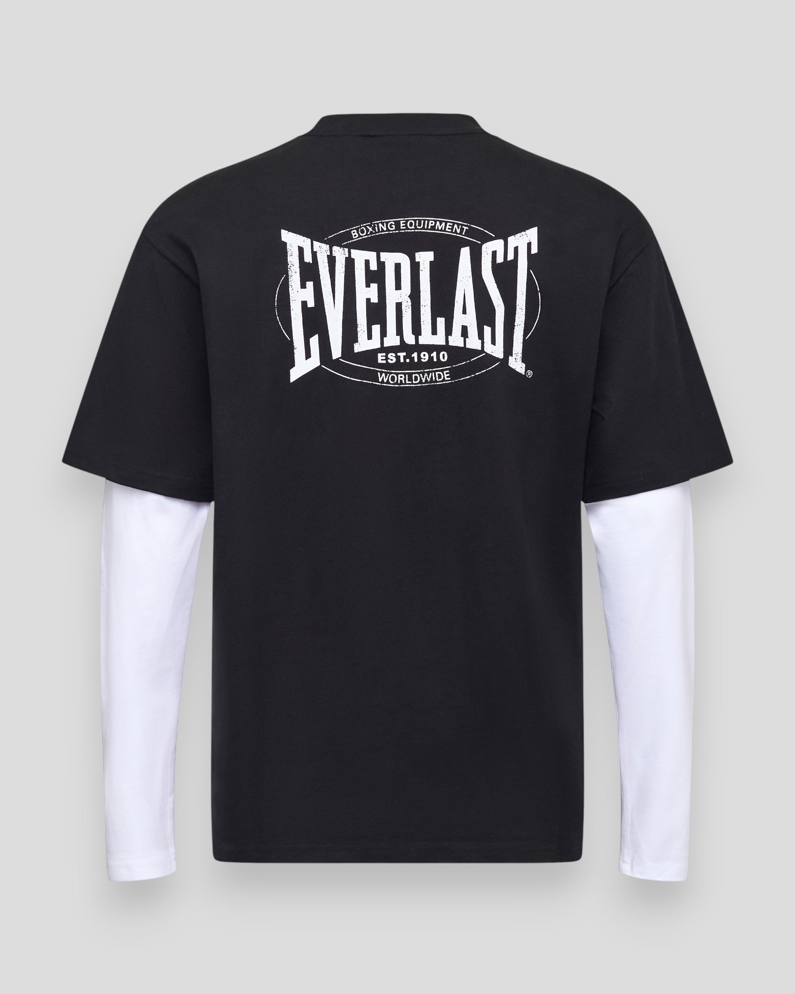 Layered Back Logo LS - Black Beauty