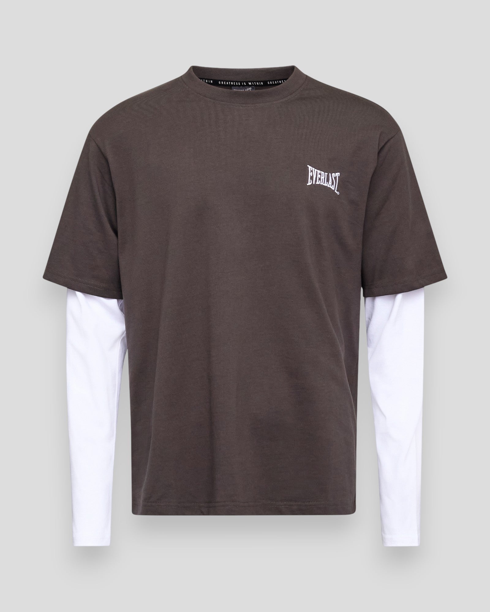 Layered Back Logo Camo LS - After Dark