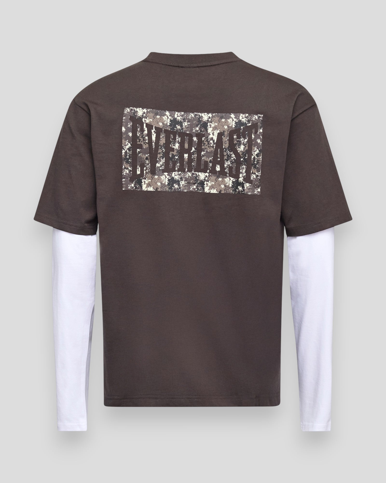 Layered Back Logo Camo LS - After Dark