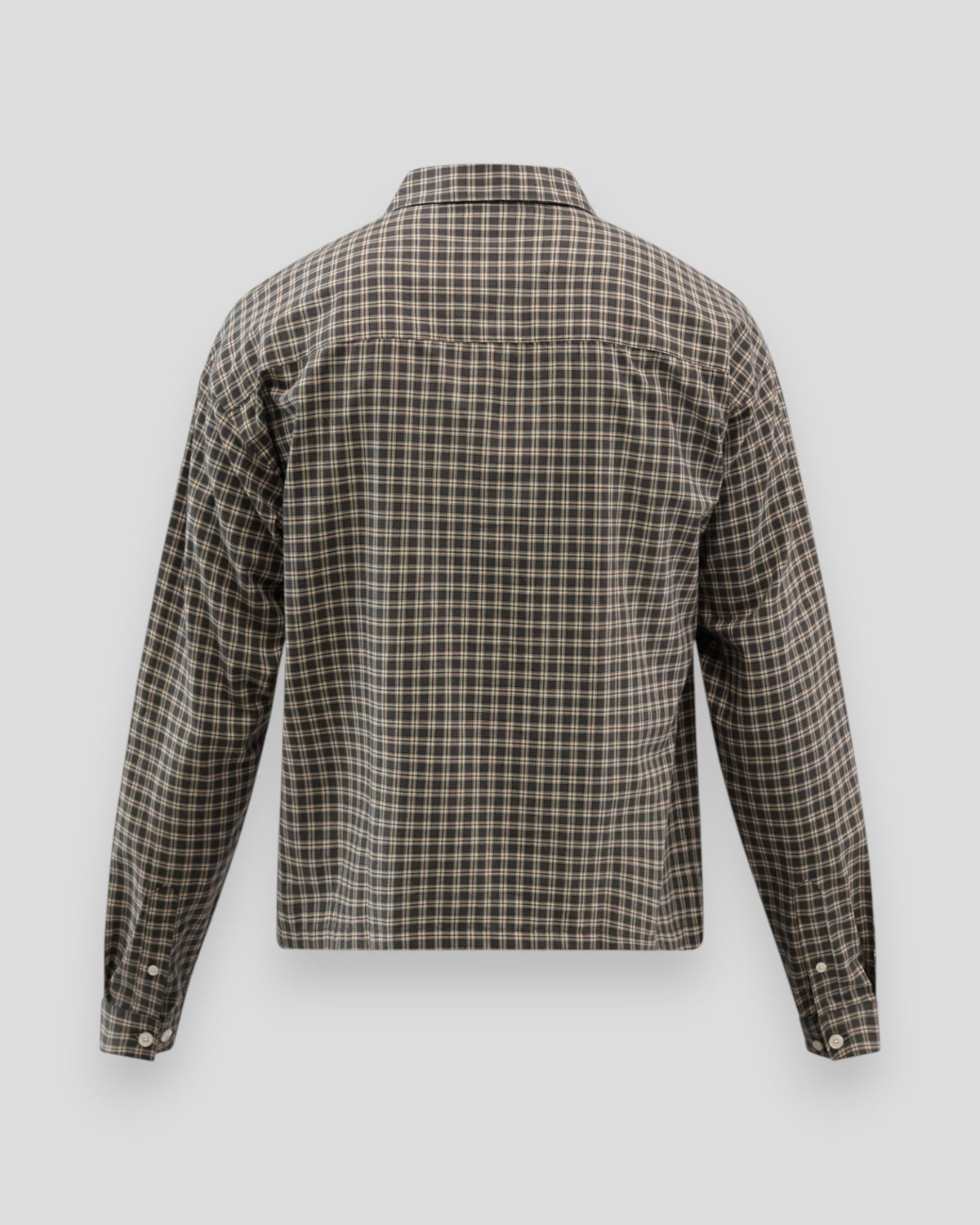 Boxy Shirt LS - Smoke Blue