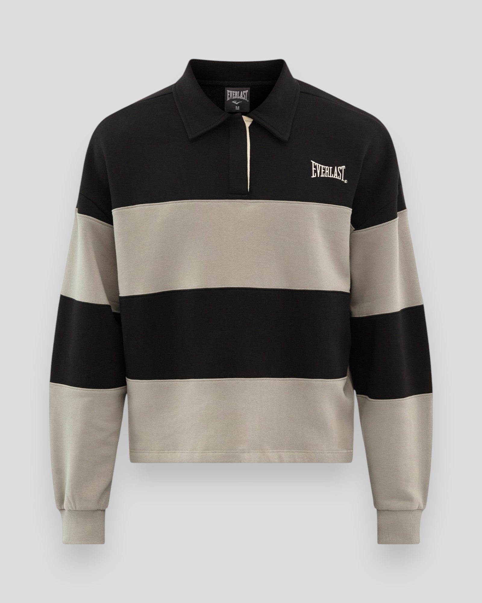 Uptown Rugby Polo - Black Grey