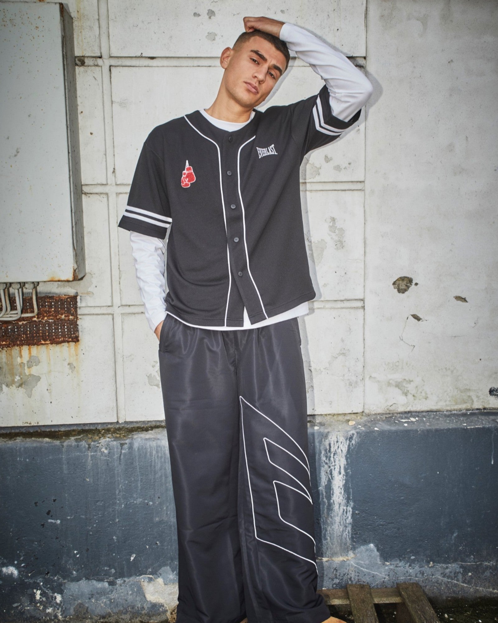 Logo Track Pants - Black