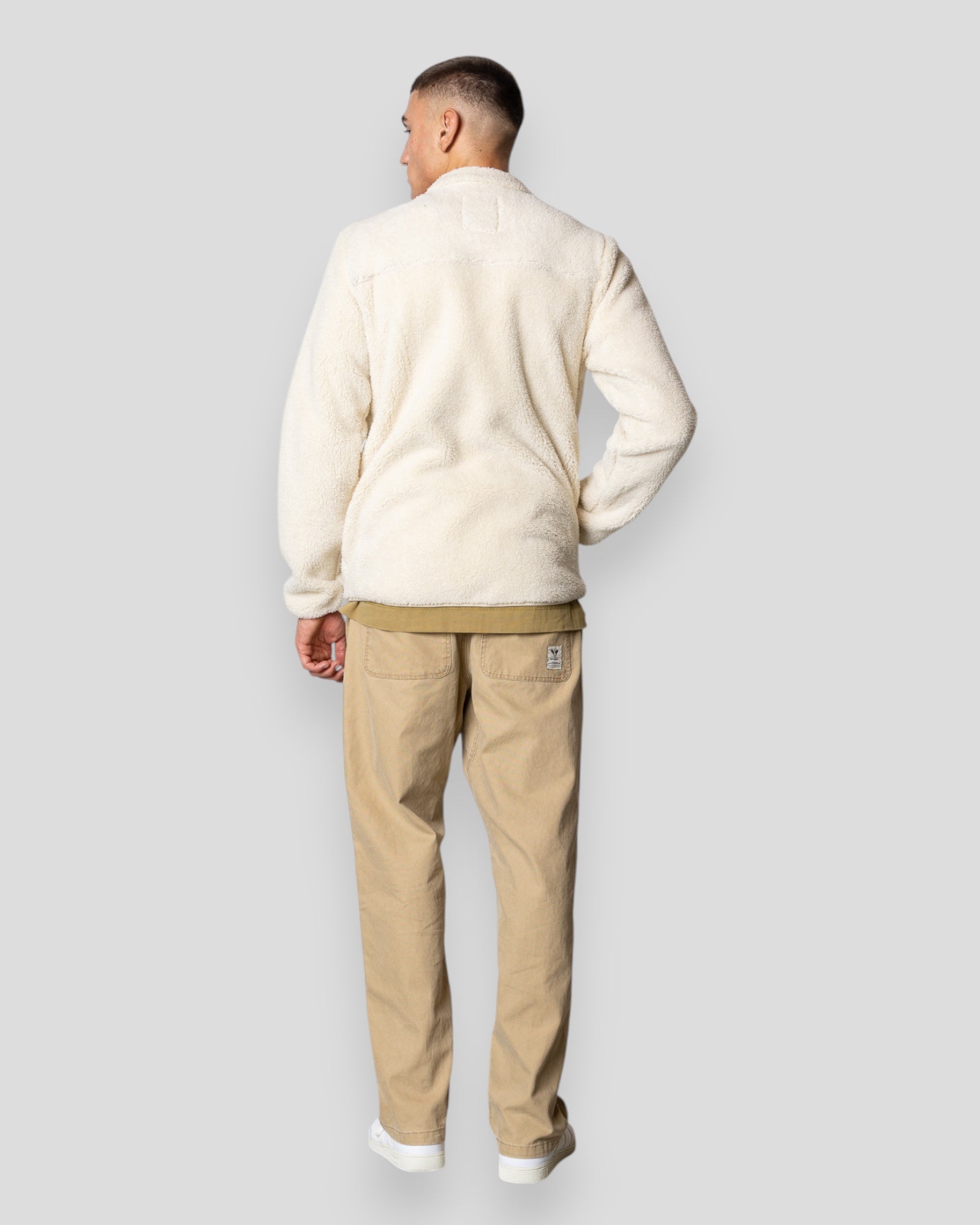 Wood Fleece Jacket - Ecru