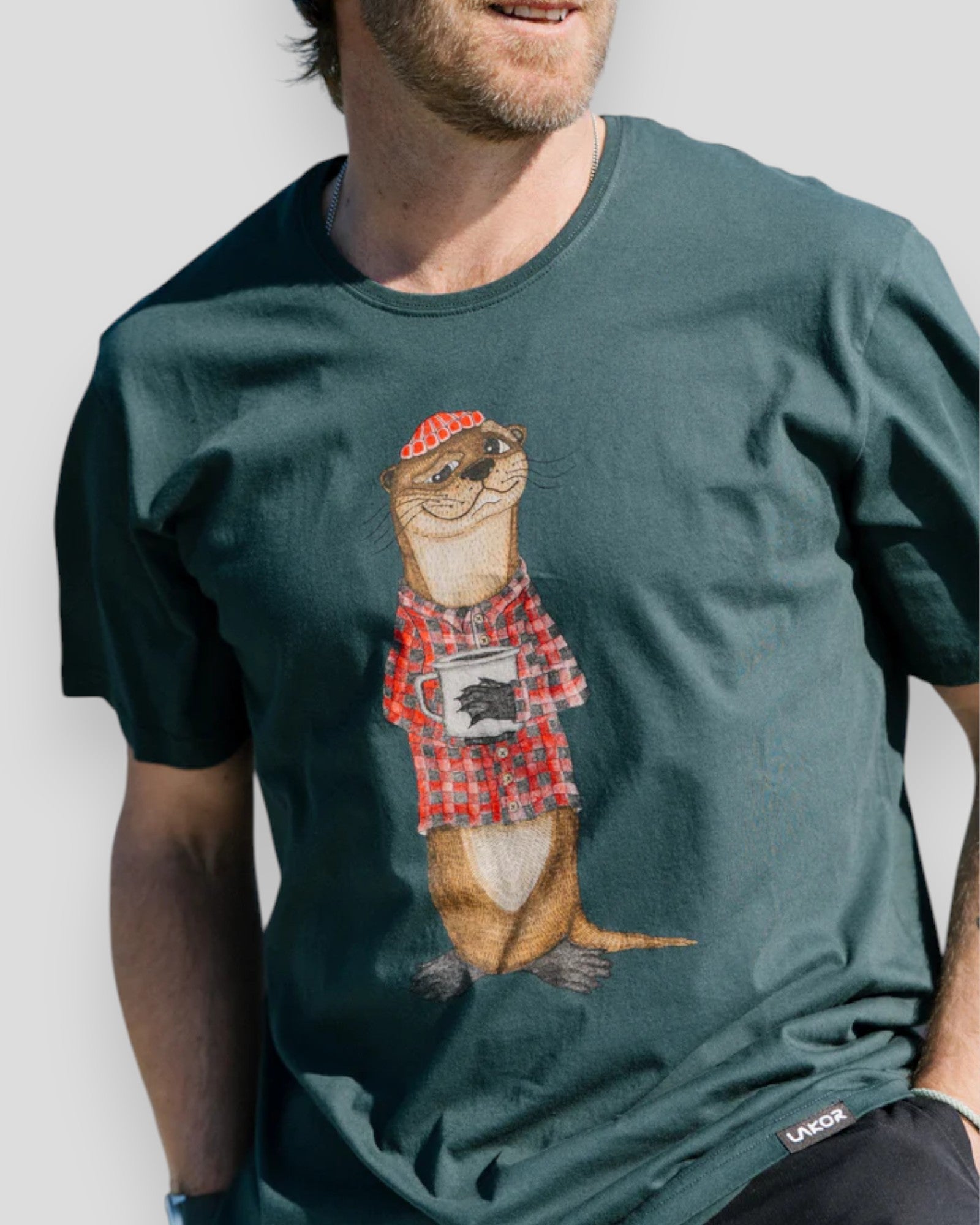 An Otter Coffee Tee - Green Gables