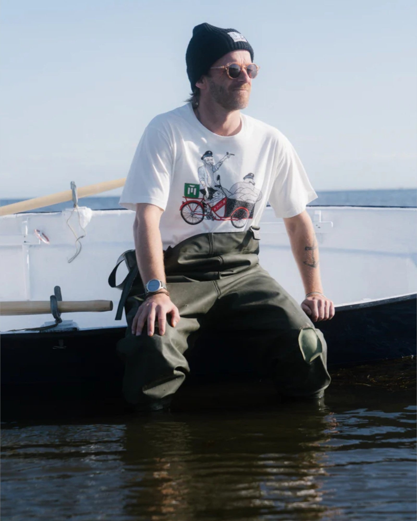 Cargo Mopet Tee - Star White