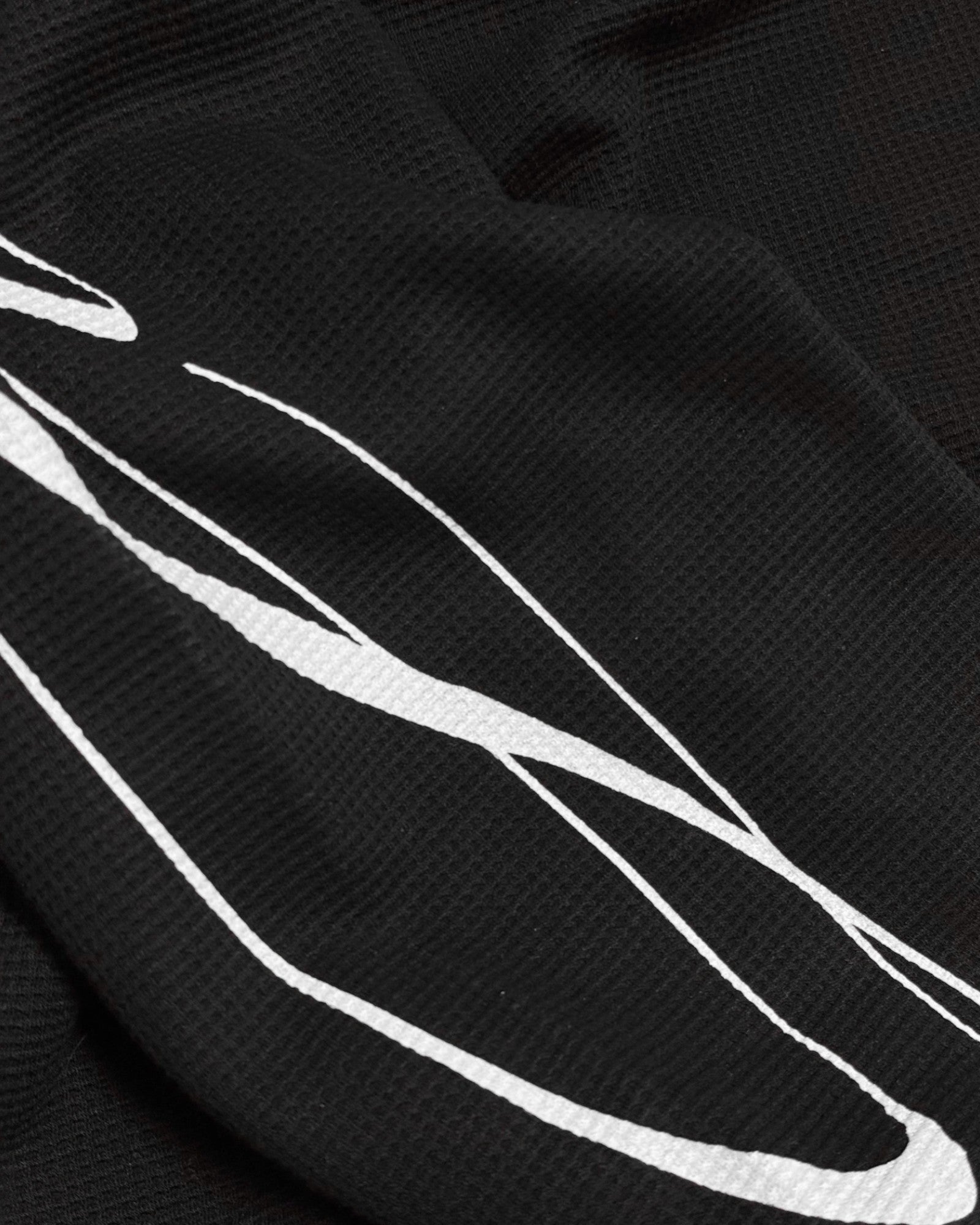 Loop Waffle Long Sleeve - Black