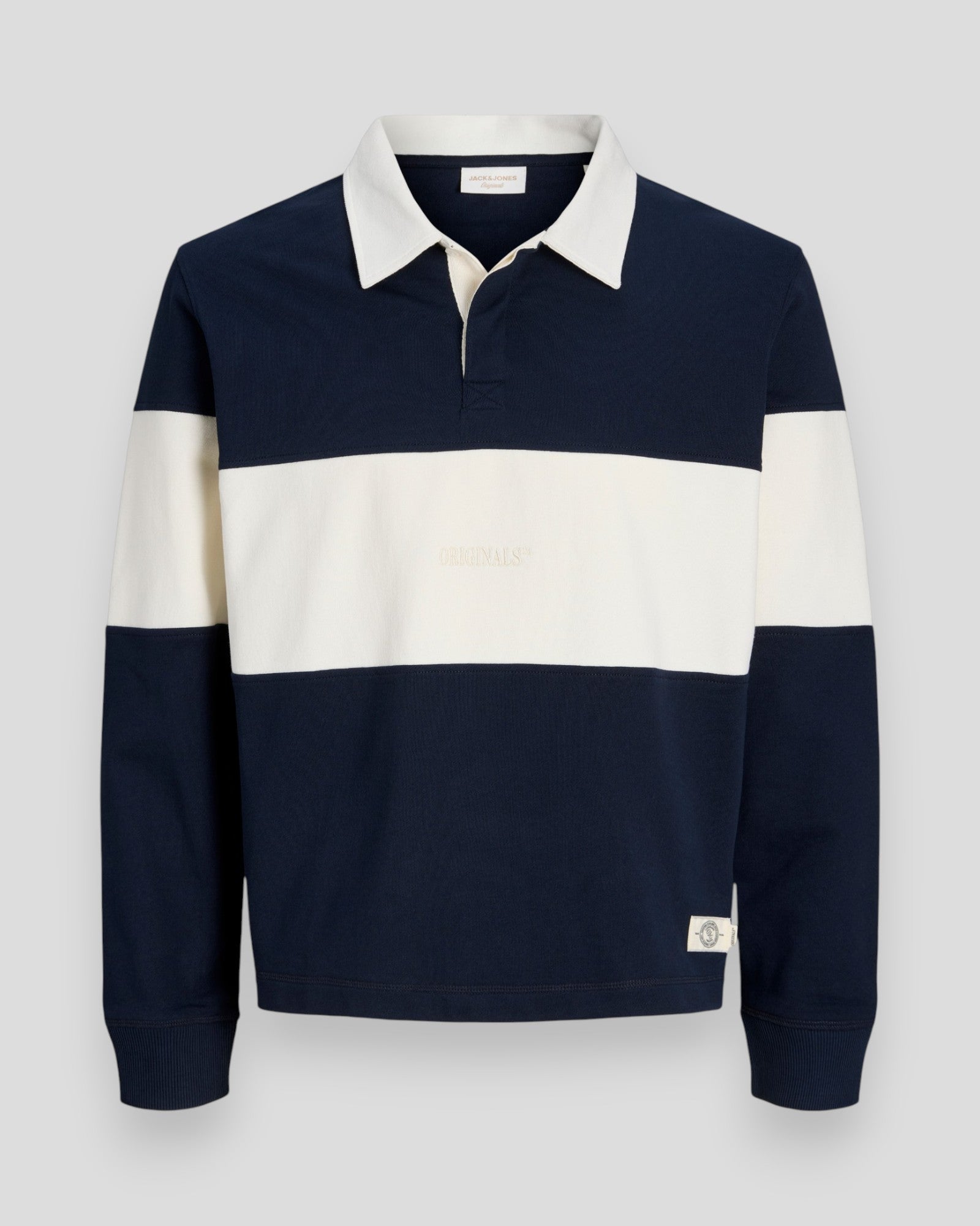 Frederiksberg Blocking Sweat Polo - Sky Captain