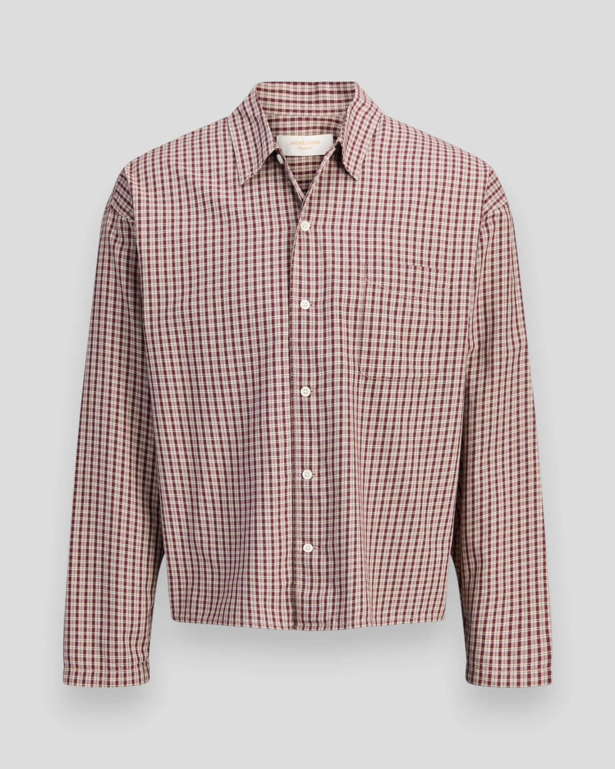 Austin Clean Check Shirt LS - Chocolate Truffle Checks