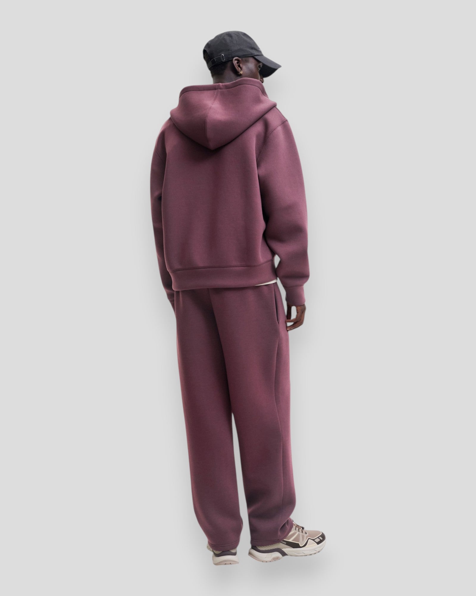 Legacy Sweat Scuba Zip Hoodie - Fudge