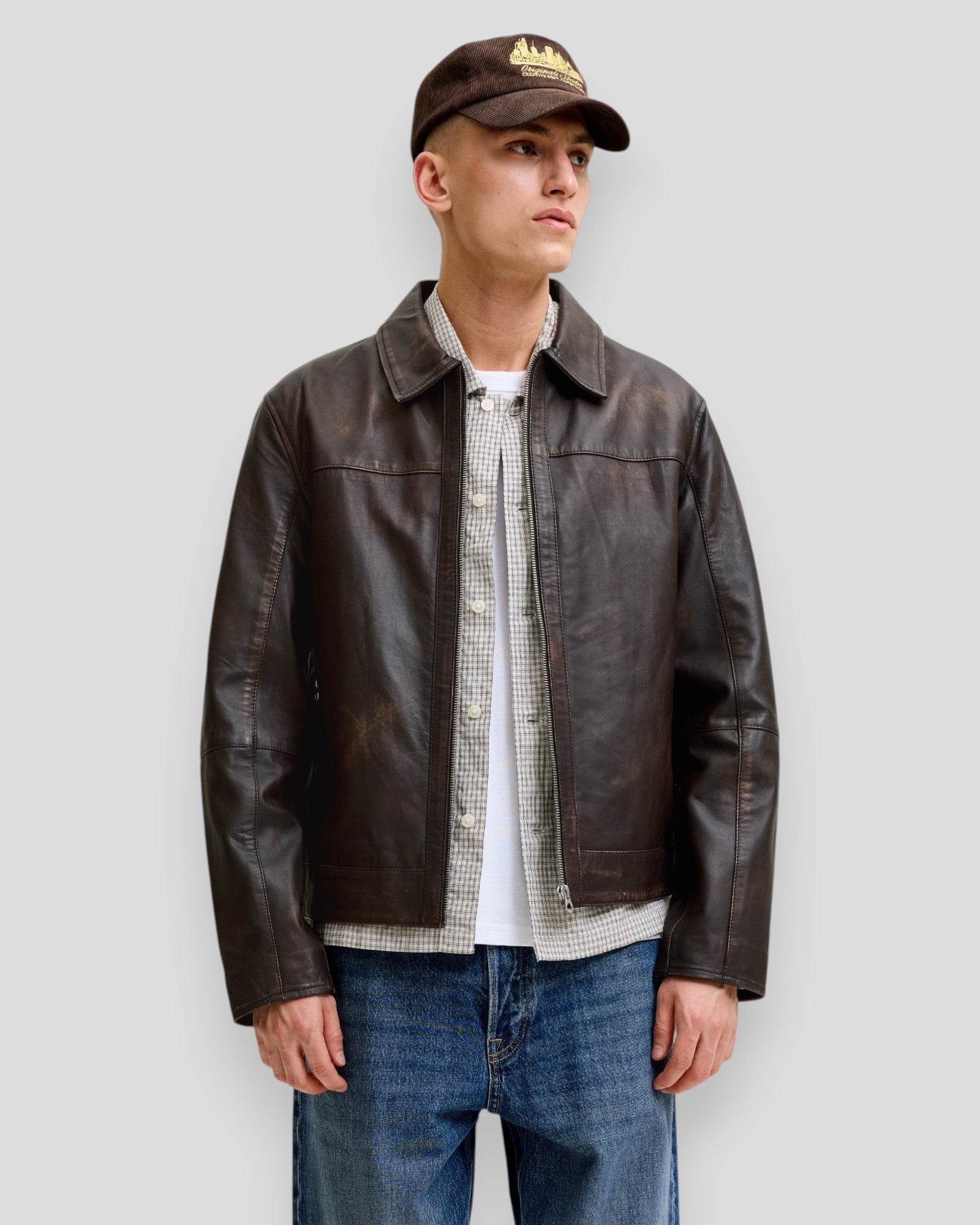 Atocha Originals Leather Jacket - Choolate Brown