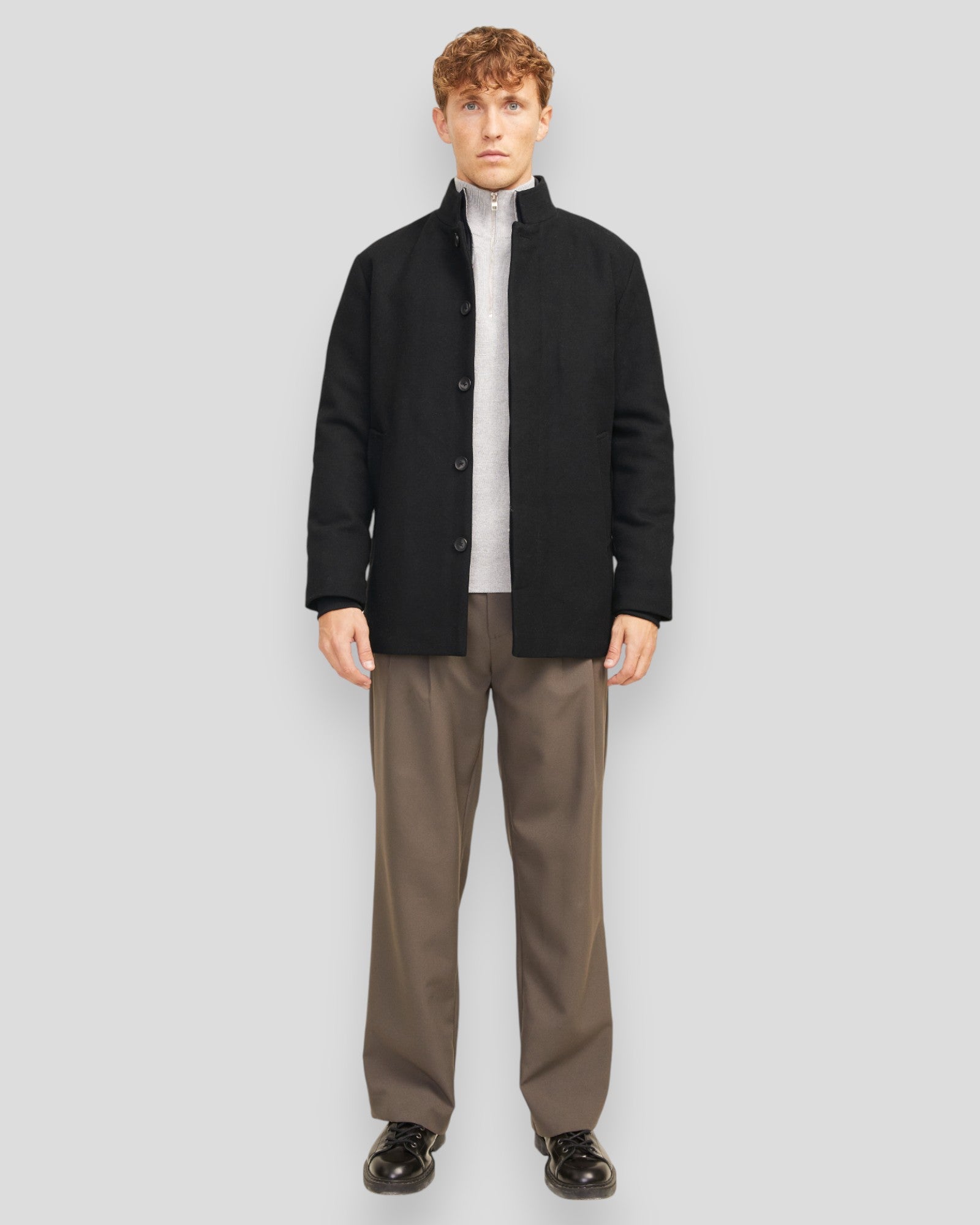 Harrison Wool Blend Jacket - Black