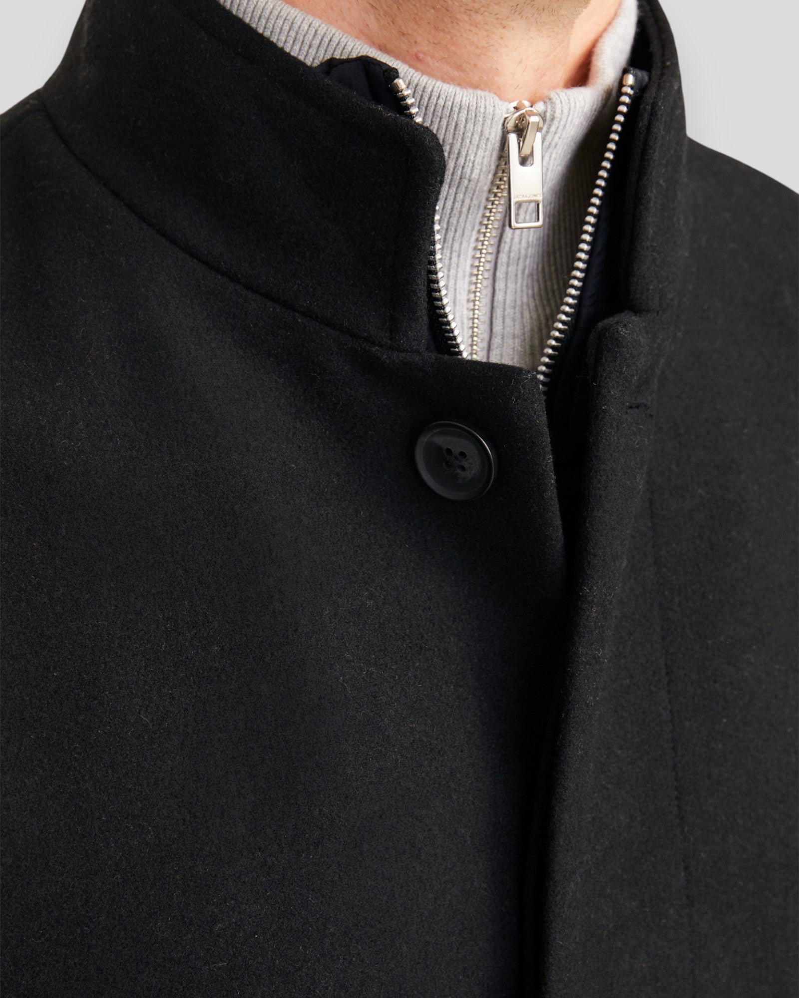 Harrison Wool Blend Jacket - Black