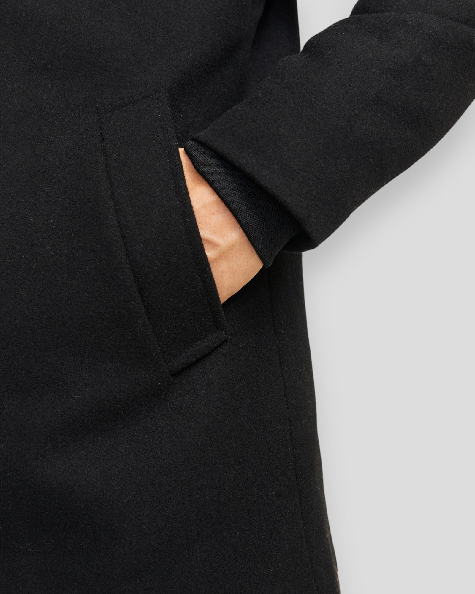Harrison Wool Blend Jacket - Black