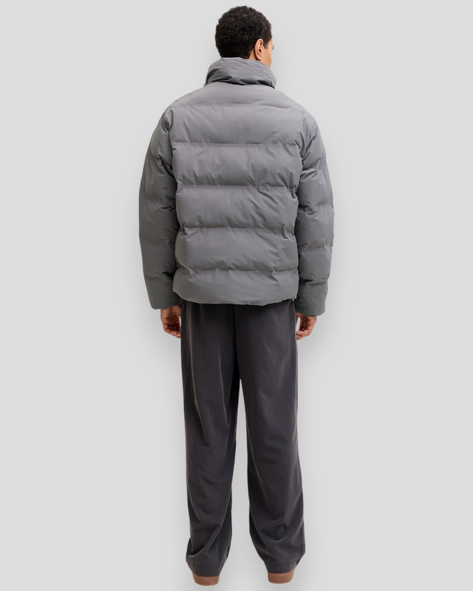 Soho Puffer Collar Jacket - Castlerock