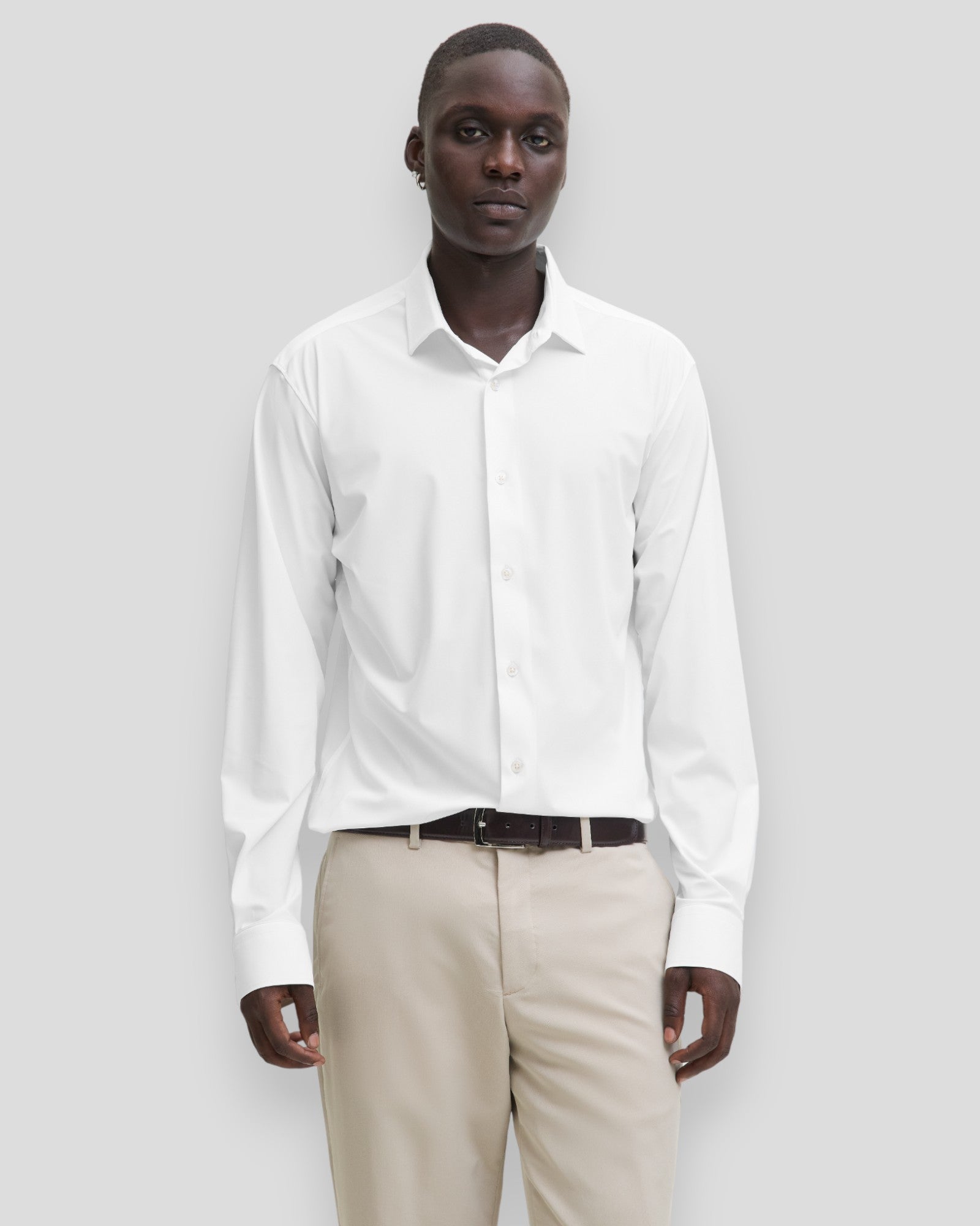 Active Stretch LS Shirt - White