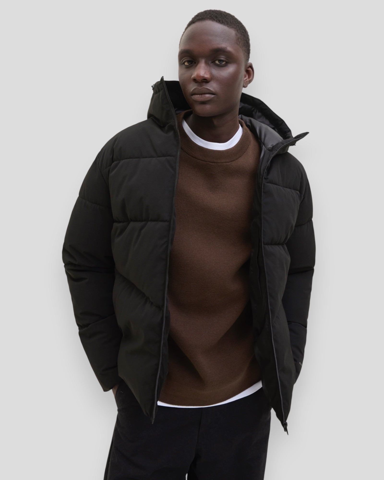 Global Puffer Jacket - Black