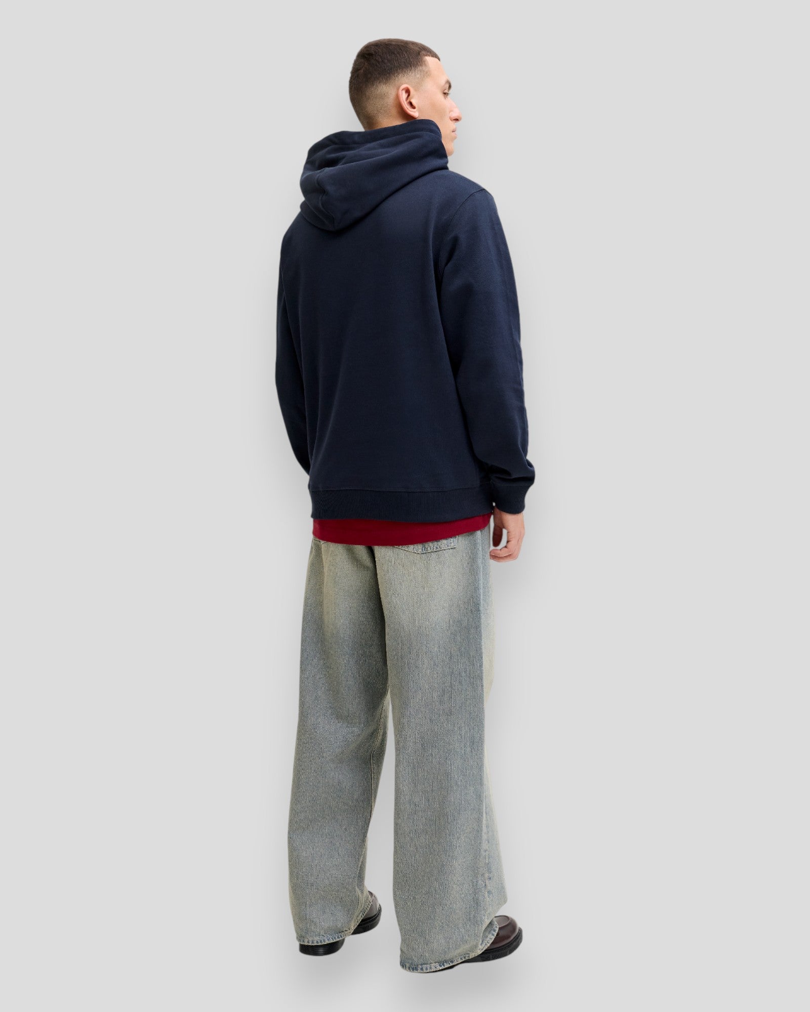 Norrebro EMB Sweat Hoodie - Sky Captain