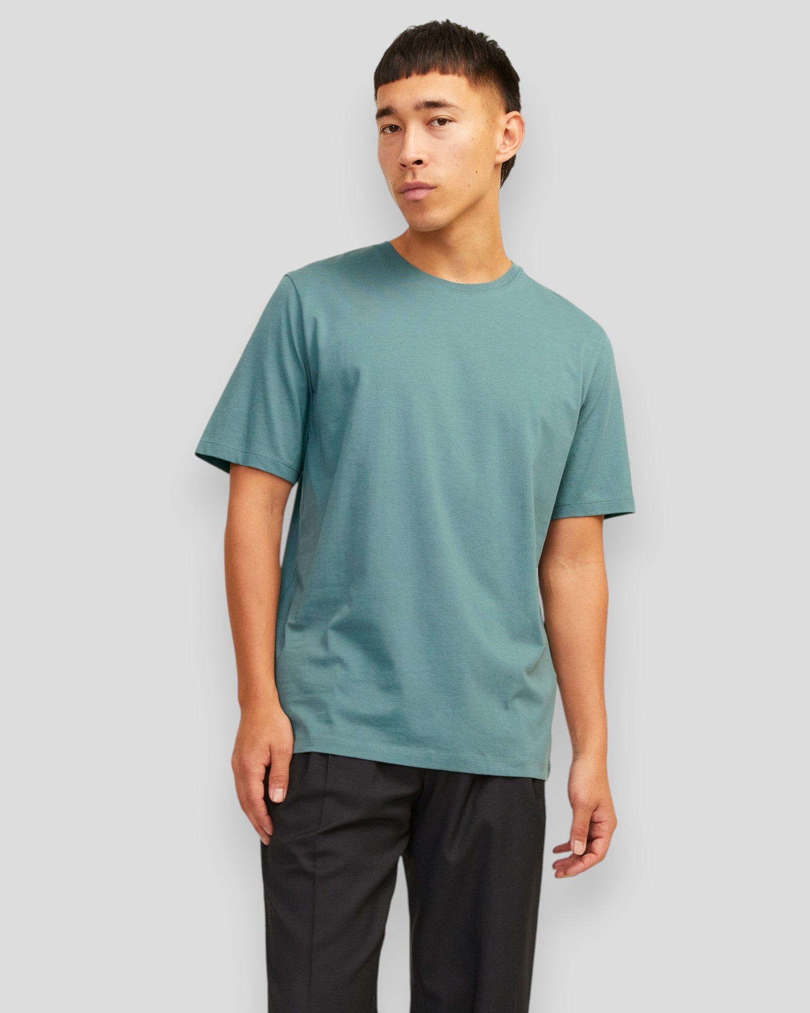 Organic Basic Tee SS O-Neck - Goblin Blue