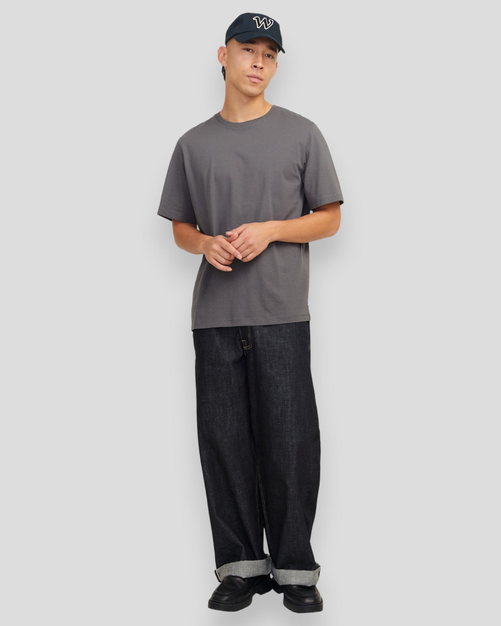Organic Basic Tee SS O-Neck - Castlerock