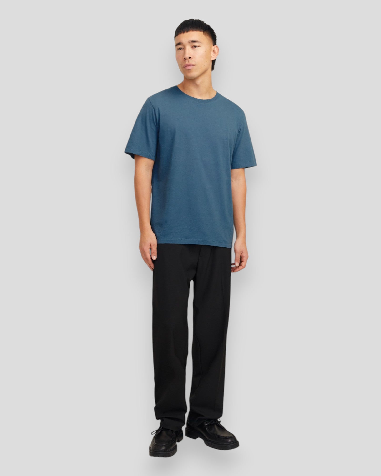 Organic Basic Tee SS O-Neck - Oceanview