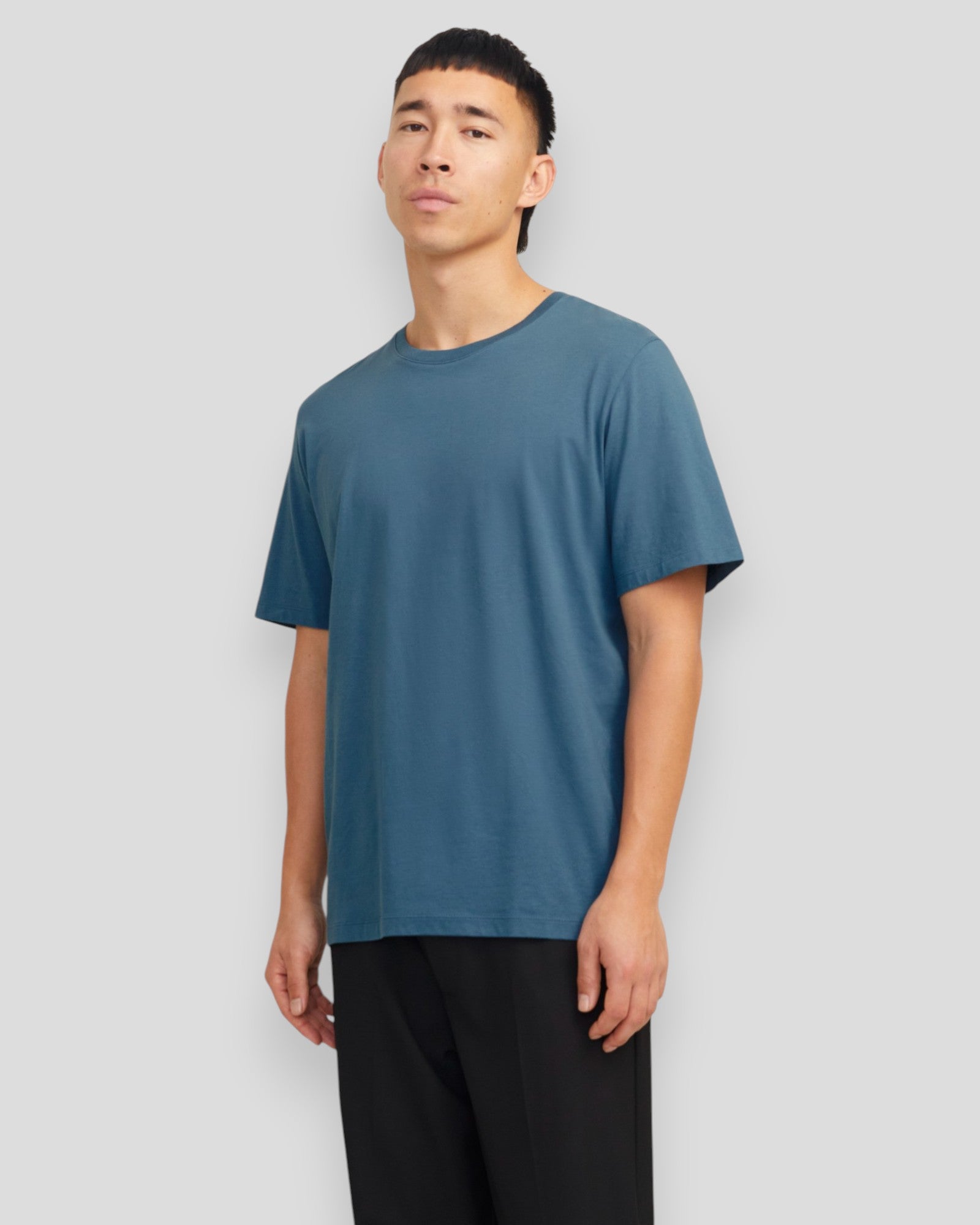 Organic Basic Tee SS O-Neck - Oceanview