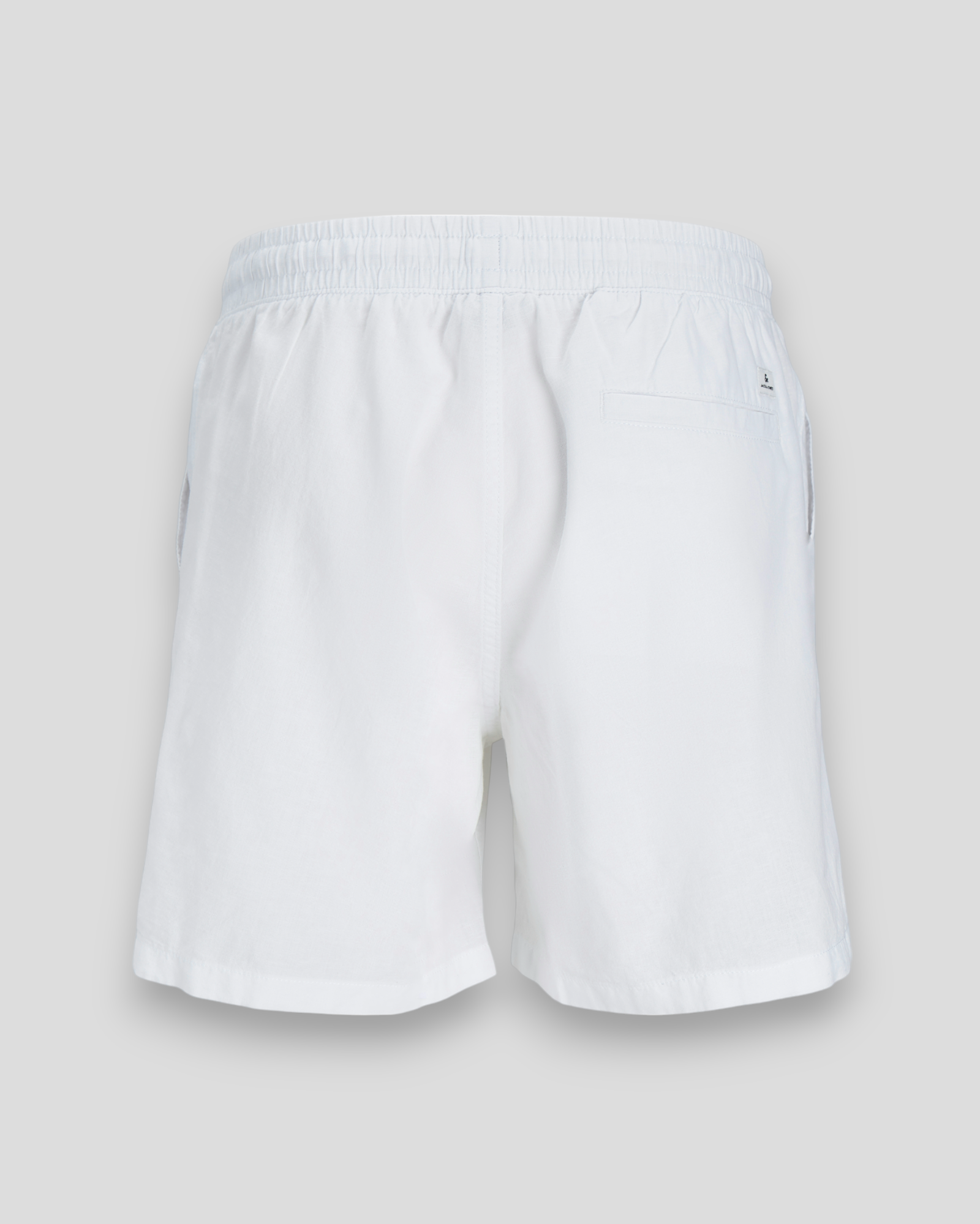 Jaiden Summer Jogger Linen Shorts - White