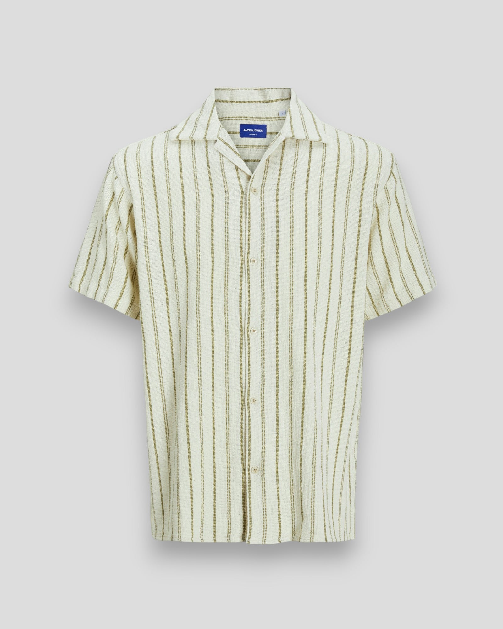 Coba Stripe Resort Shirt SS - Cedar