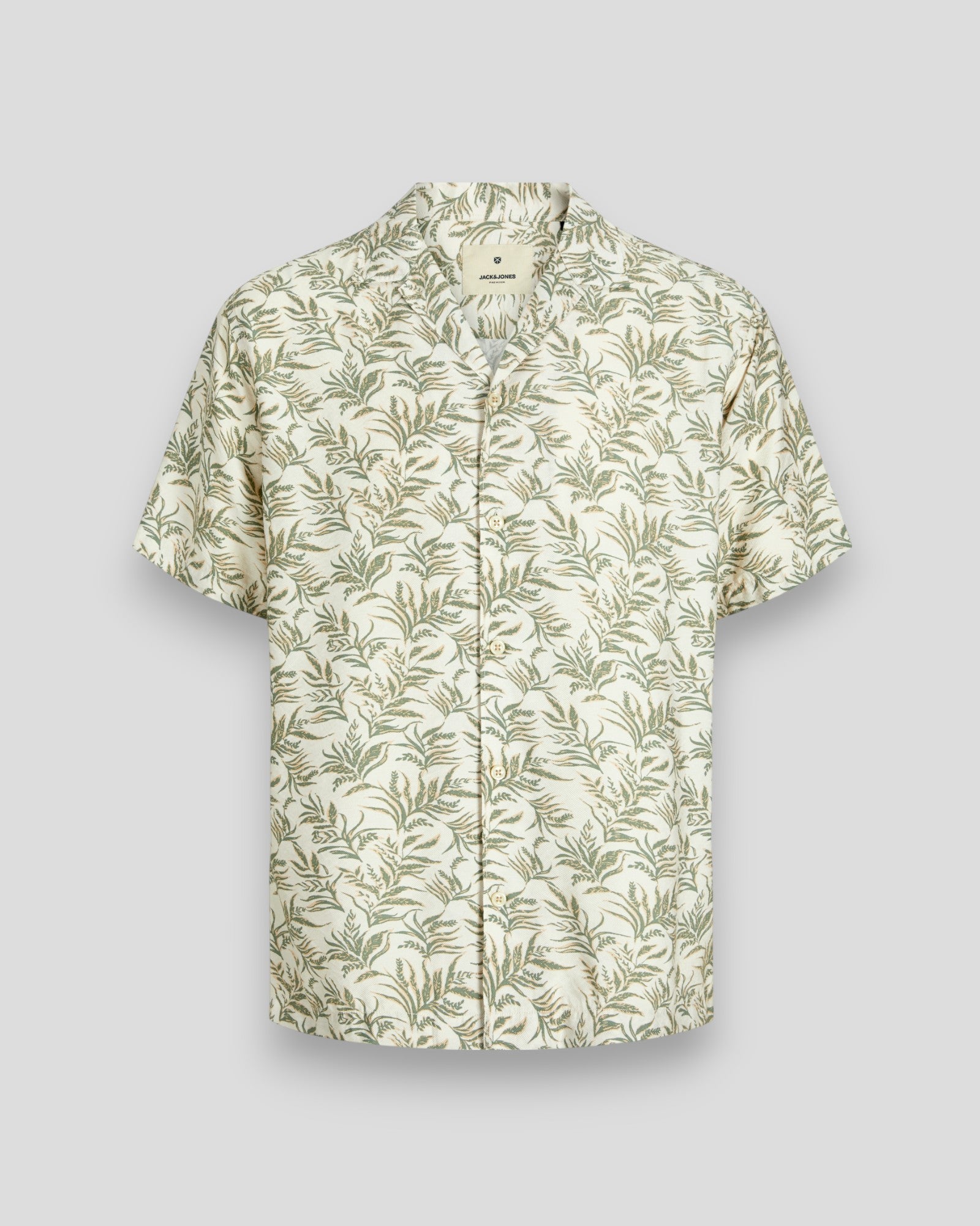 Lincoln Print Resort SS Shirt - Four Leaf Clover