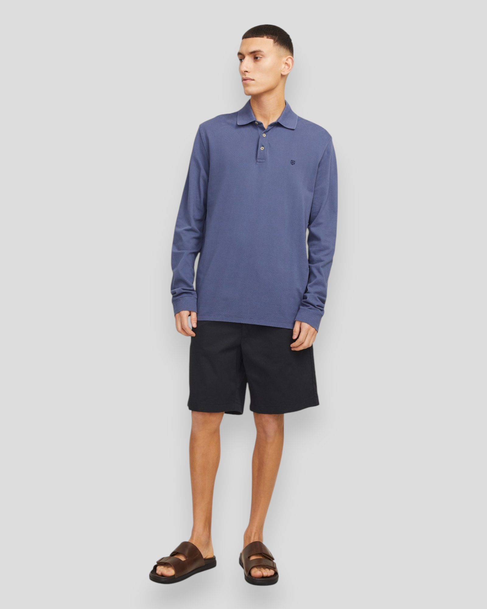 Jaiden Hybrid Jogger Shorts - Black