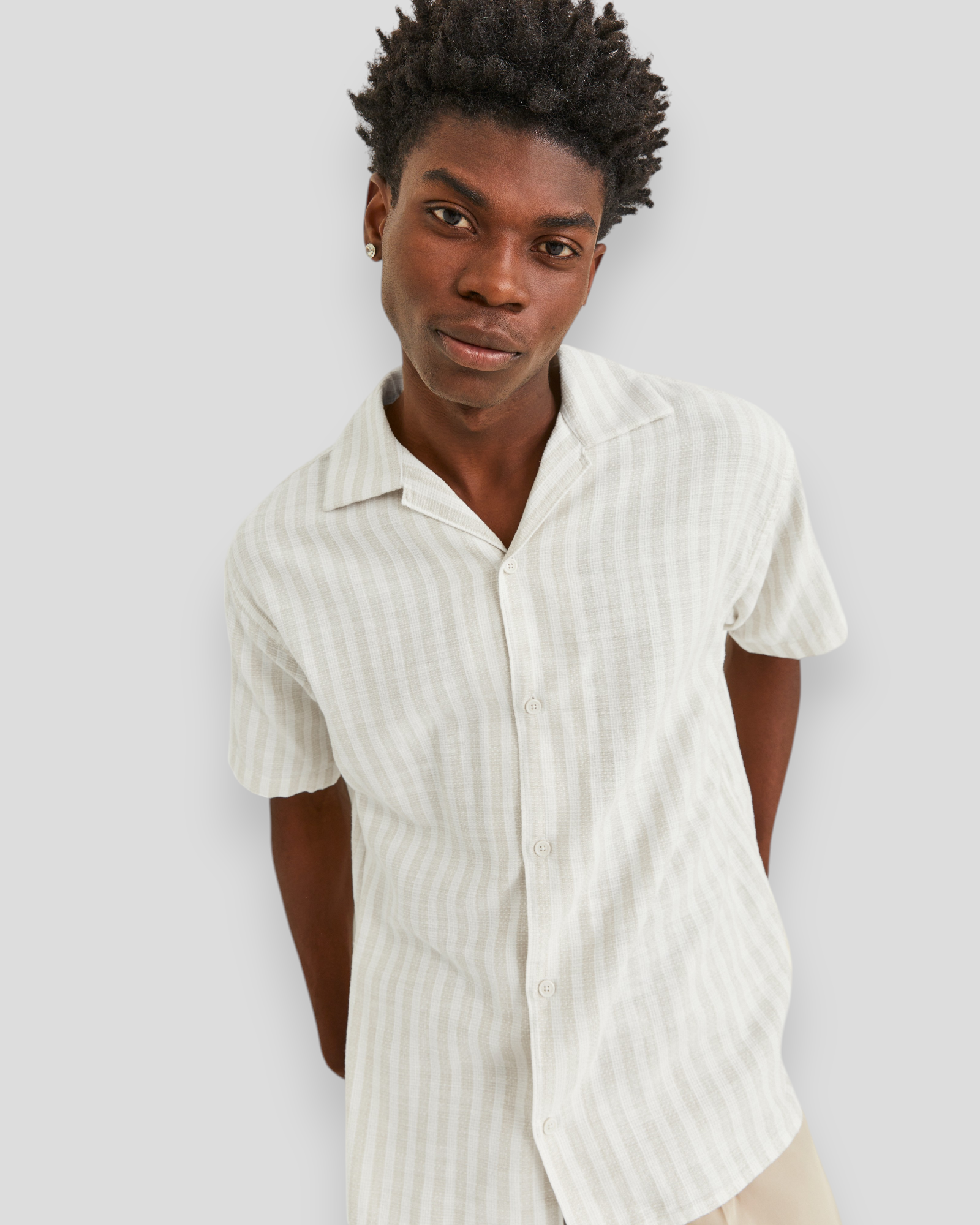 Coba Stripe Resort Shirt SS - Fields Of Rye
