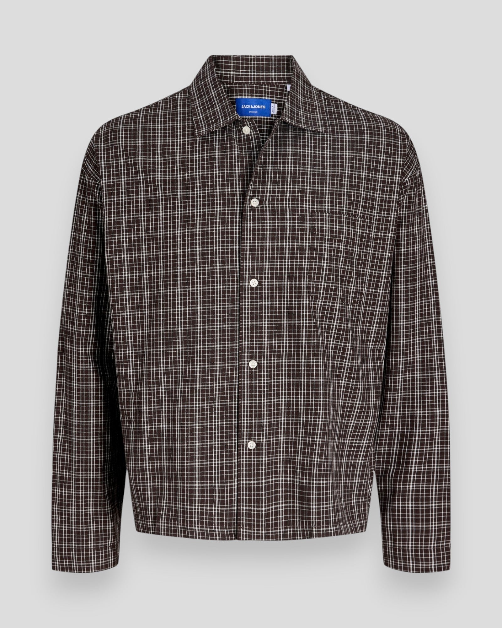Austin Clean Check Shirt LS - Chocolate Truffle Checks