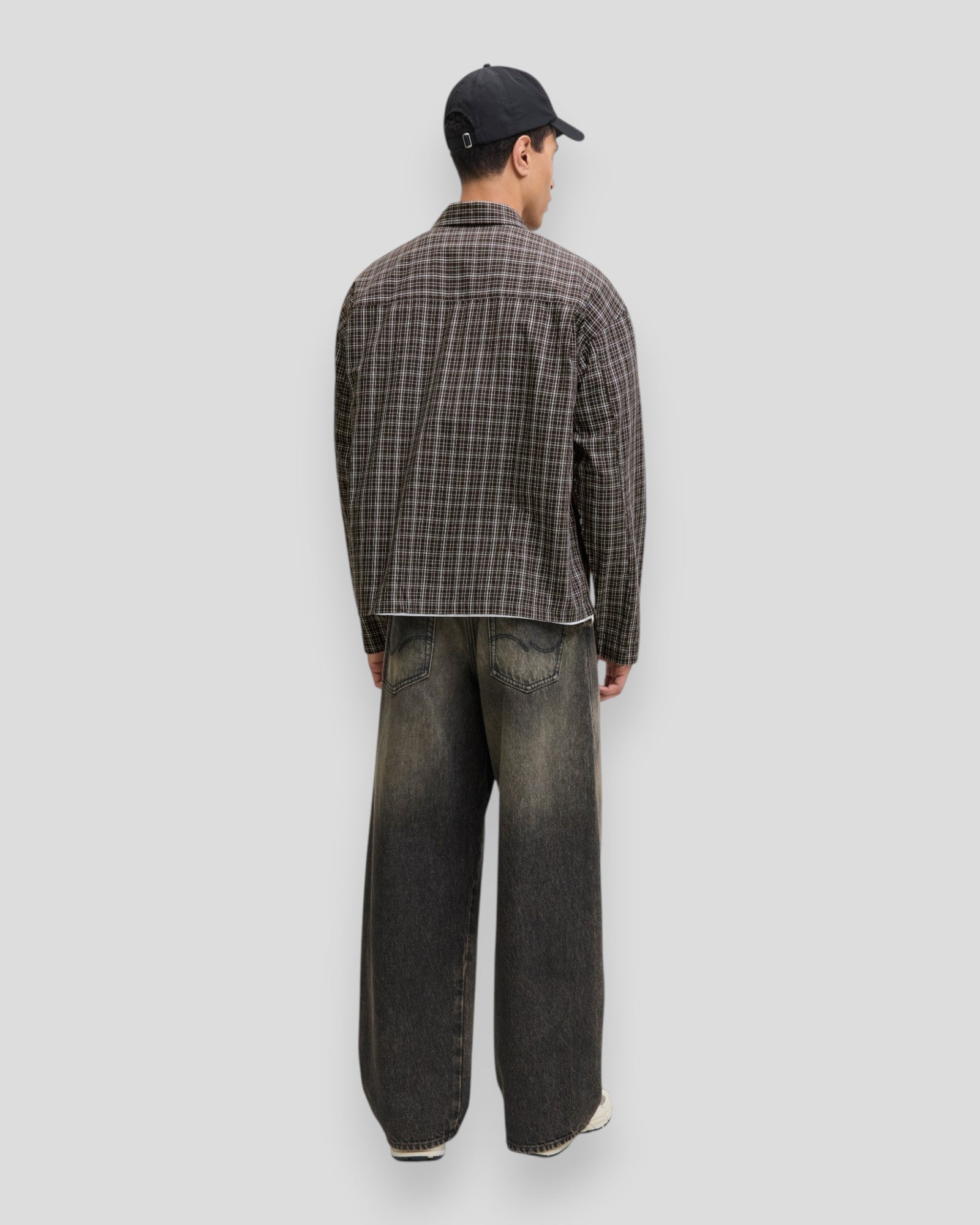 Austin Clean Check Shirt LS - Chocolate Truffle Checks