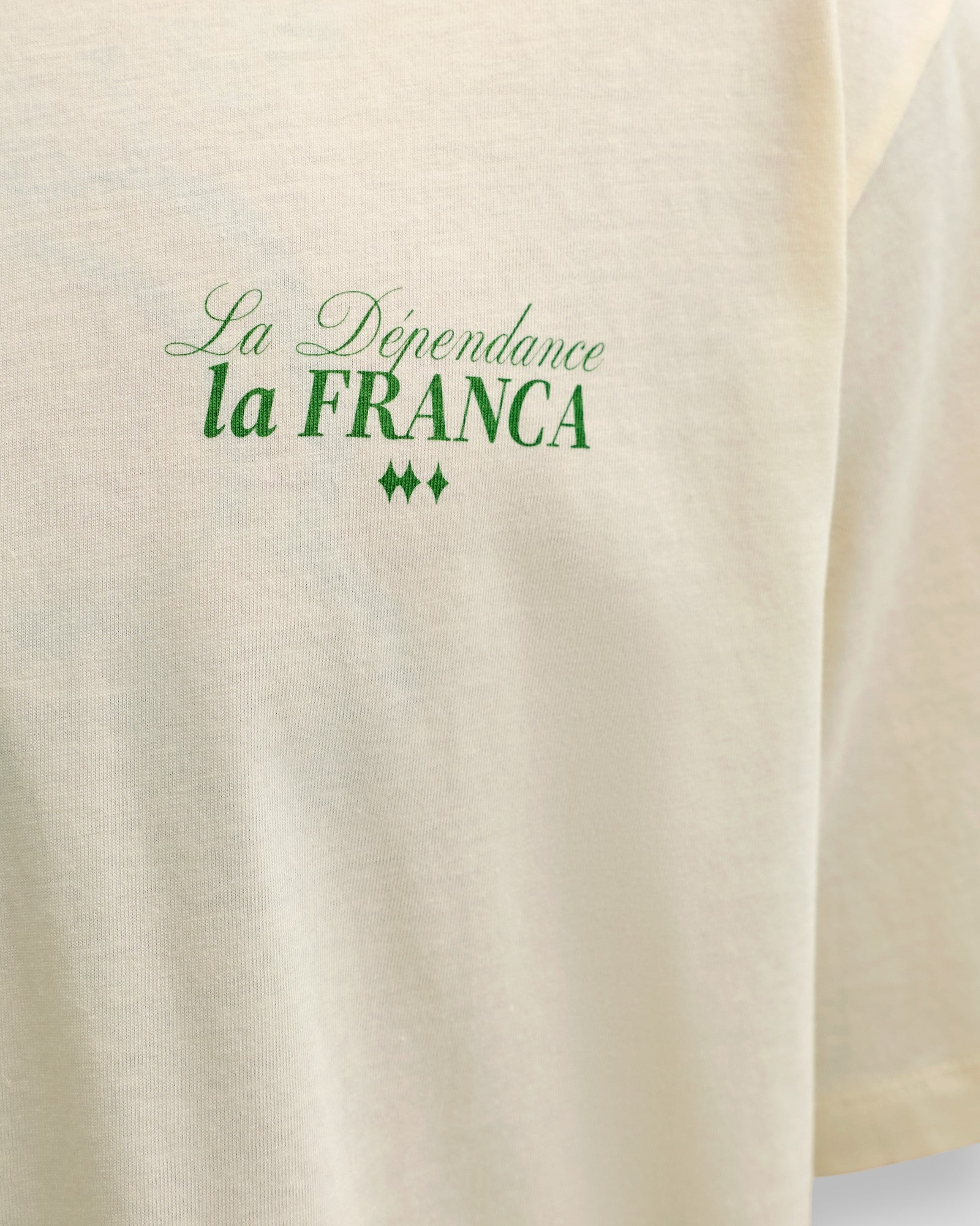 Paradise Island Tee SS Crew Neck - Antique White