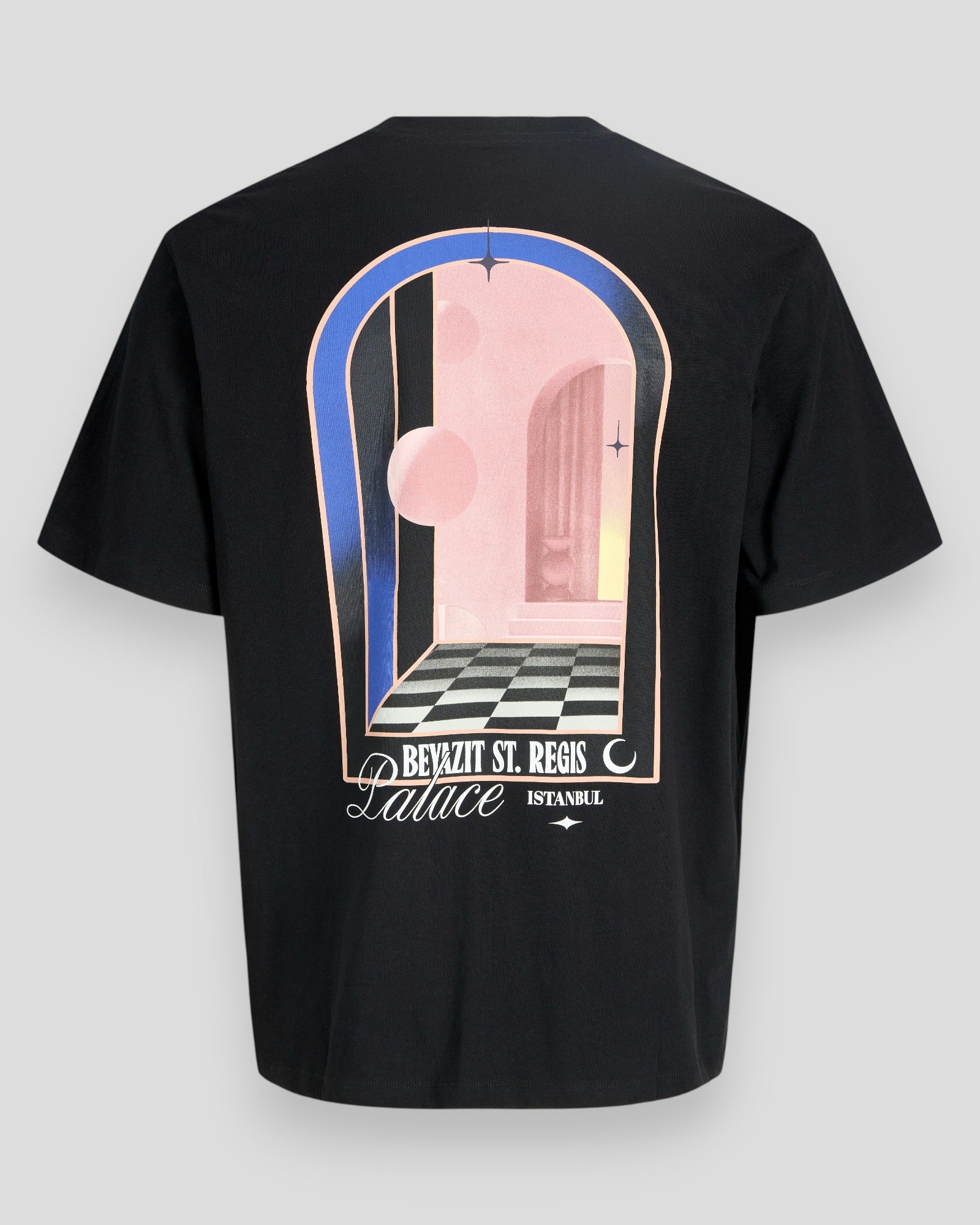 Paradise Island Tee SS Crew Neck - Black