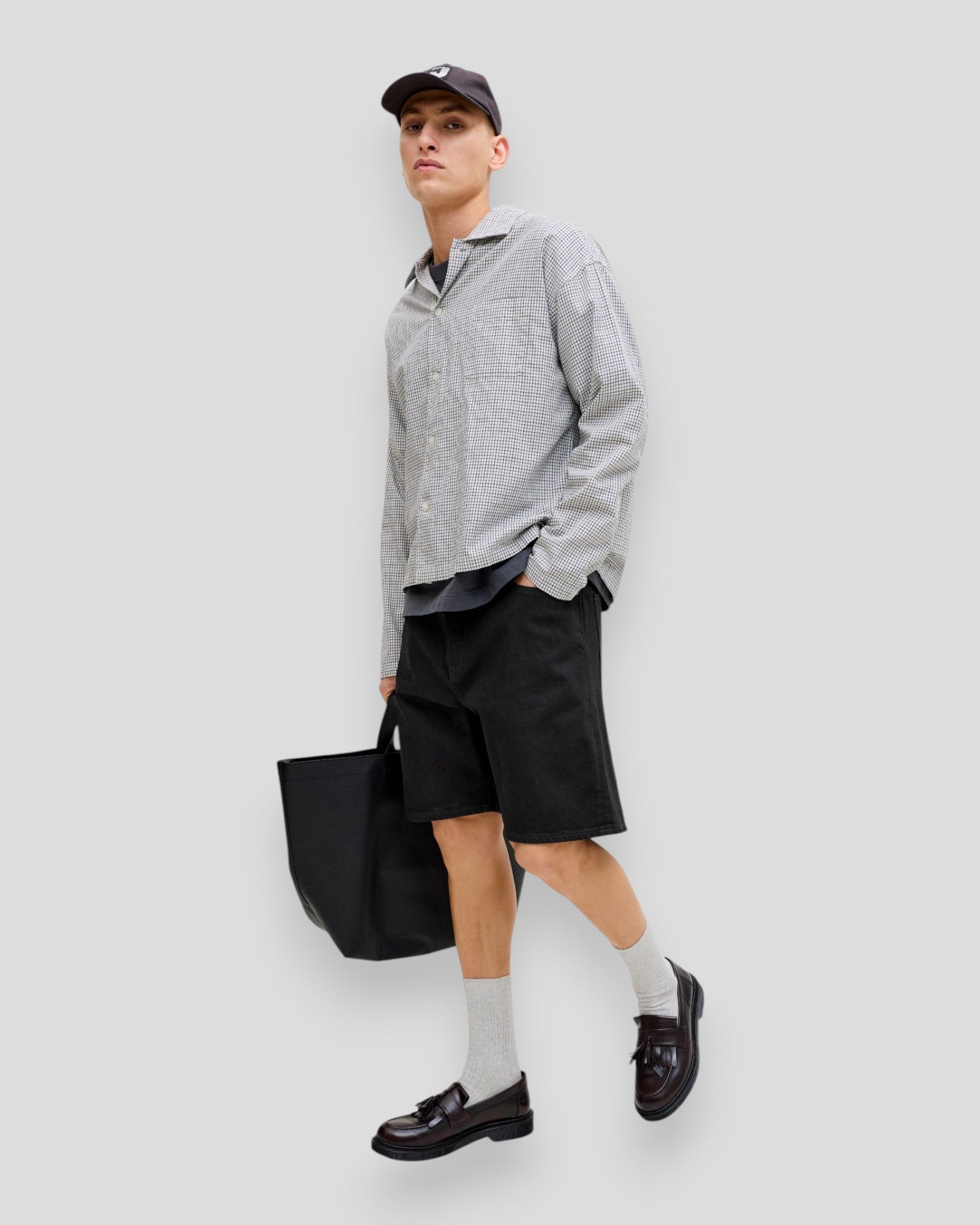 Tony Original Shorts AM 460 - Black Denim/Black