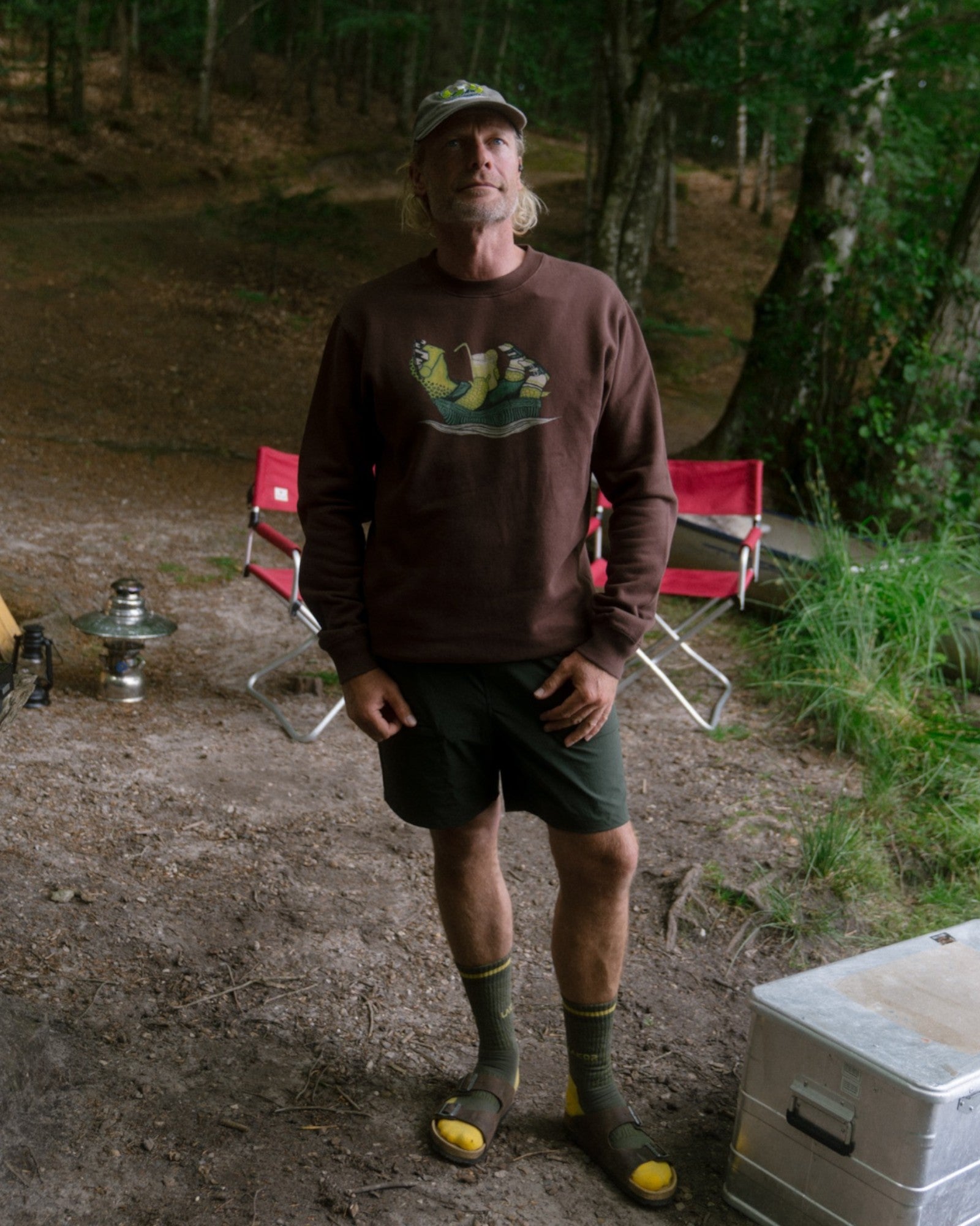 Slow Flow Crewneck - Chicory Coffee