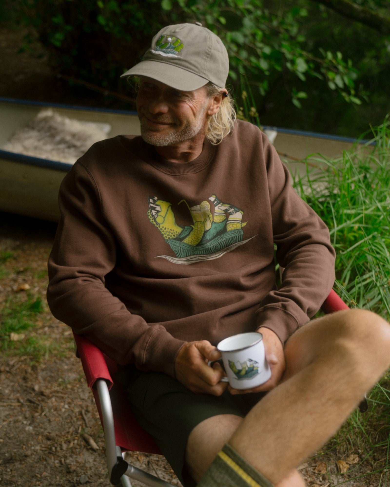 Slow Flow Crewneck - Chicory Coffee