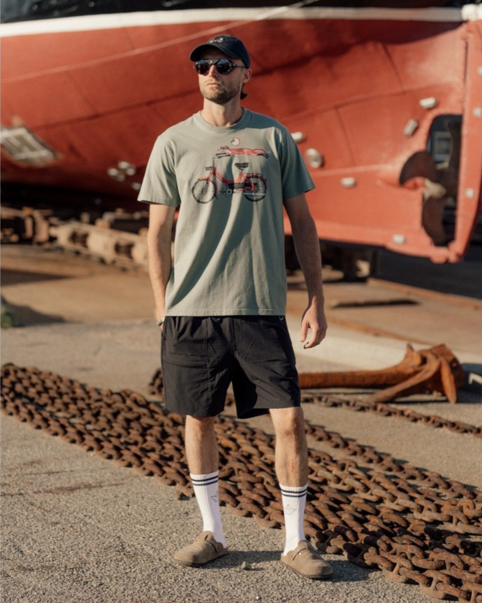 Foxtail T-Shirt - Sea Spray