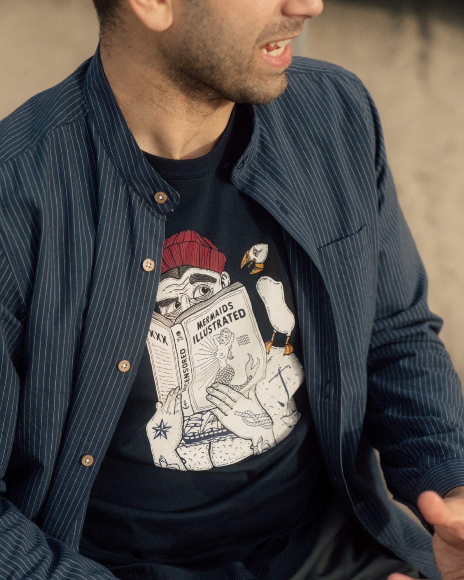 Uncensored Tee - Blueberry