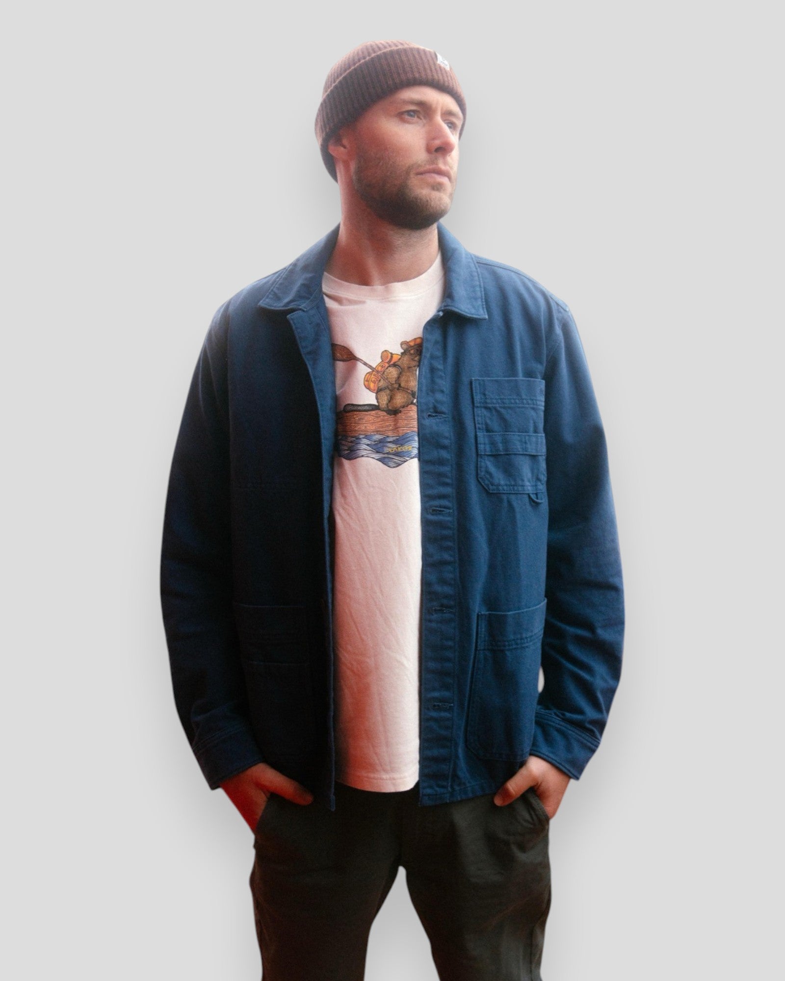 Beaver Rafting T-shirt - Rainy Day