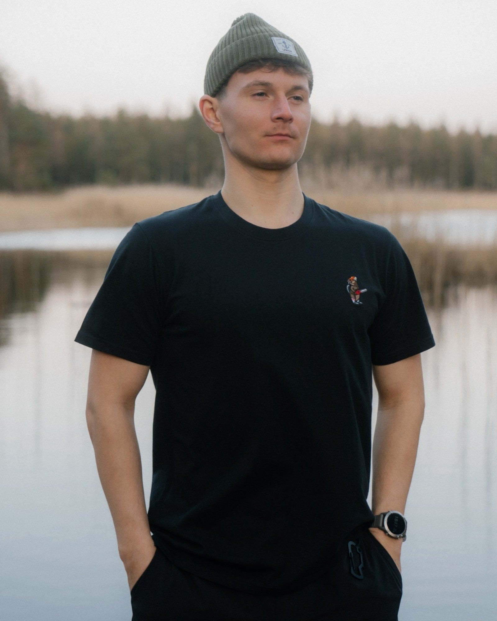 Mini Lazy Lumber T-shirt - Moonless Night