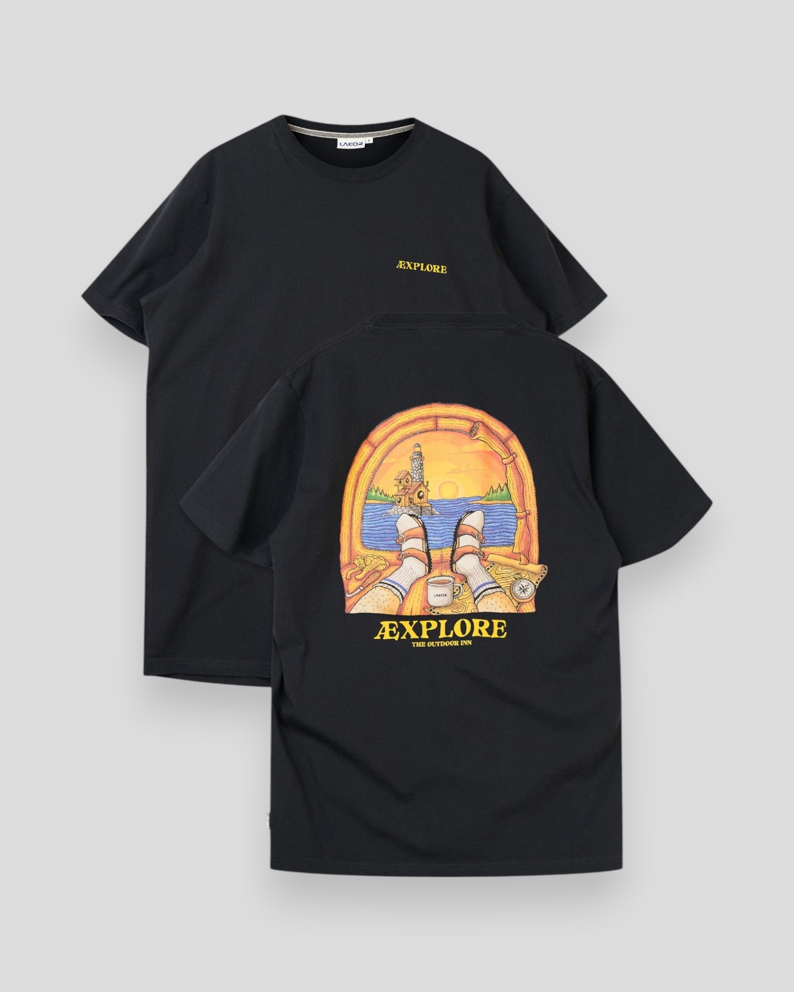 Room with a View T-shirt - Moonless Night
